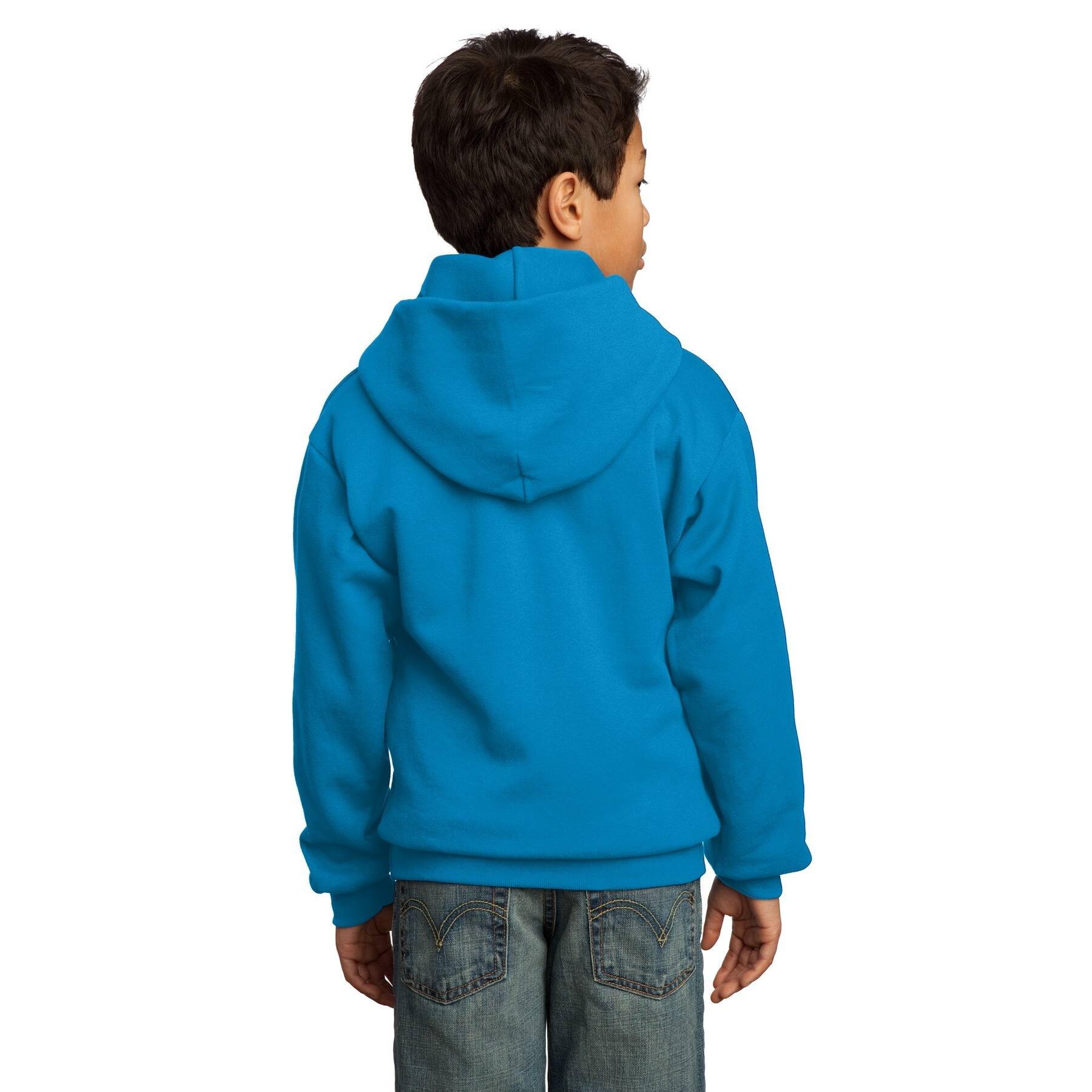 Port & Company® Colors Youth Core Fleece Pullover Hooded Sweatshirt