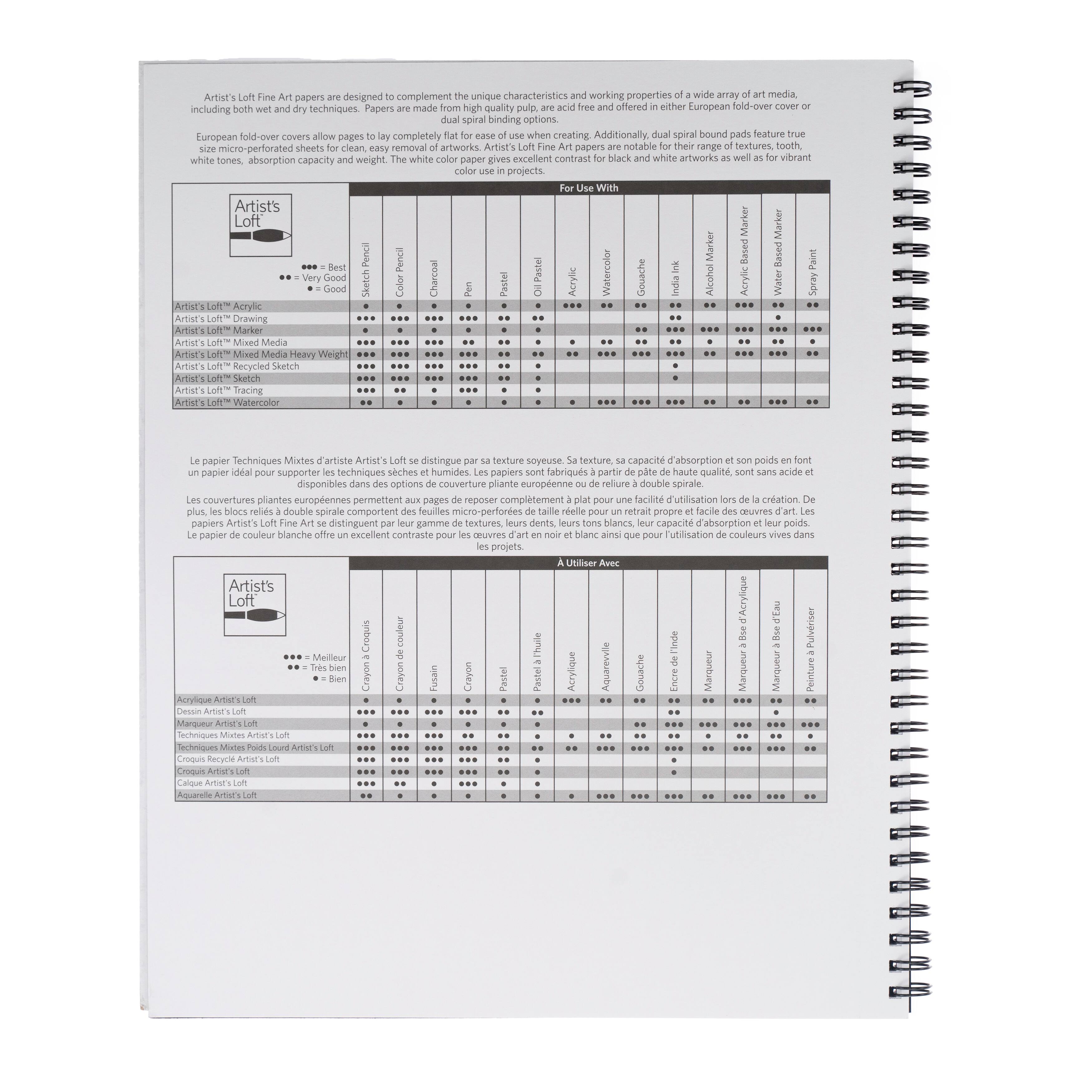 Black Mixed Media Pad by Artist&#x27;s Loft&#x2122;