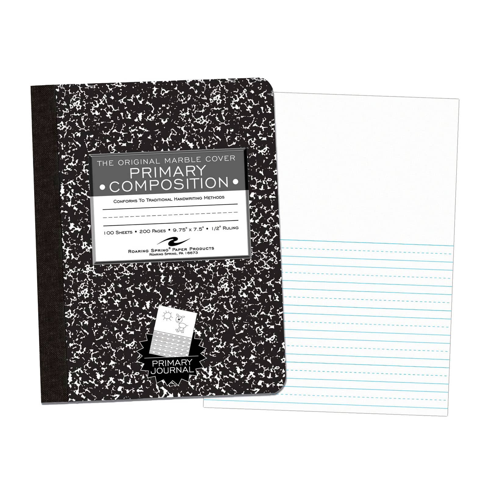 Roaring Spring Picture Story Ruled Composition Book 6ct.