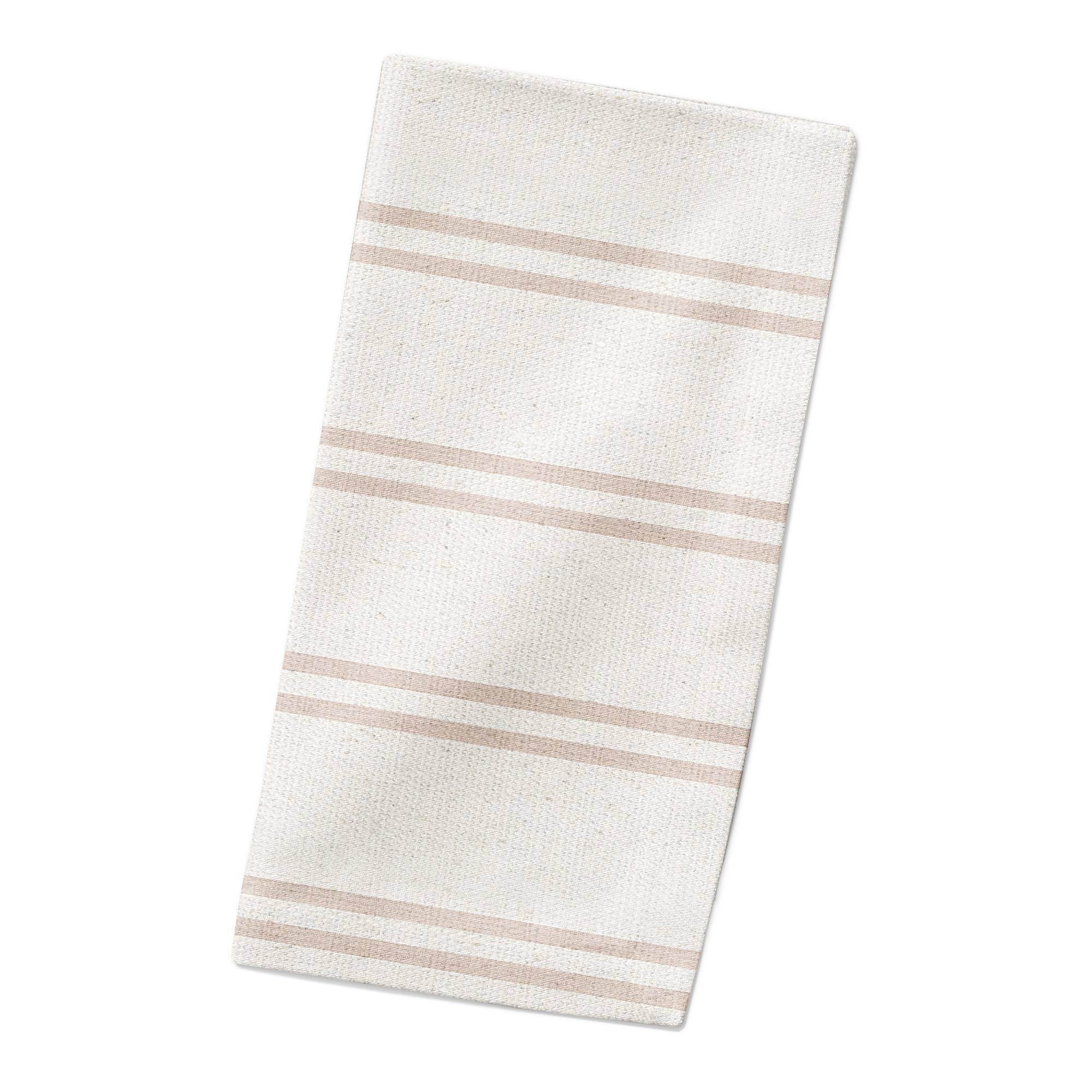 Double Stripe Cotton Twill Napkin