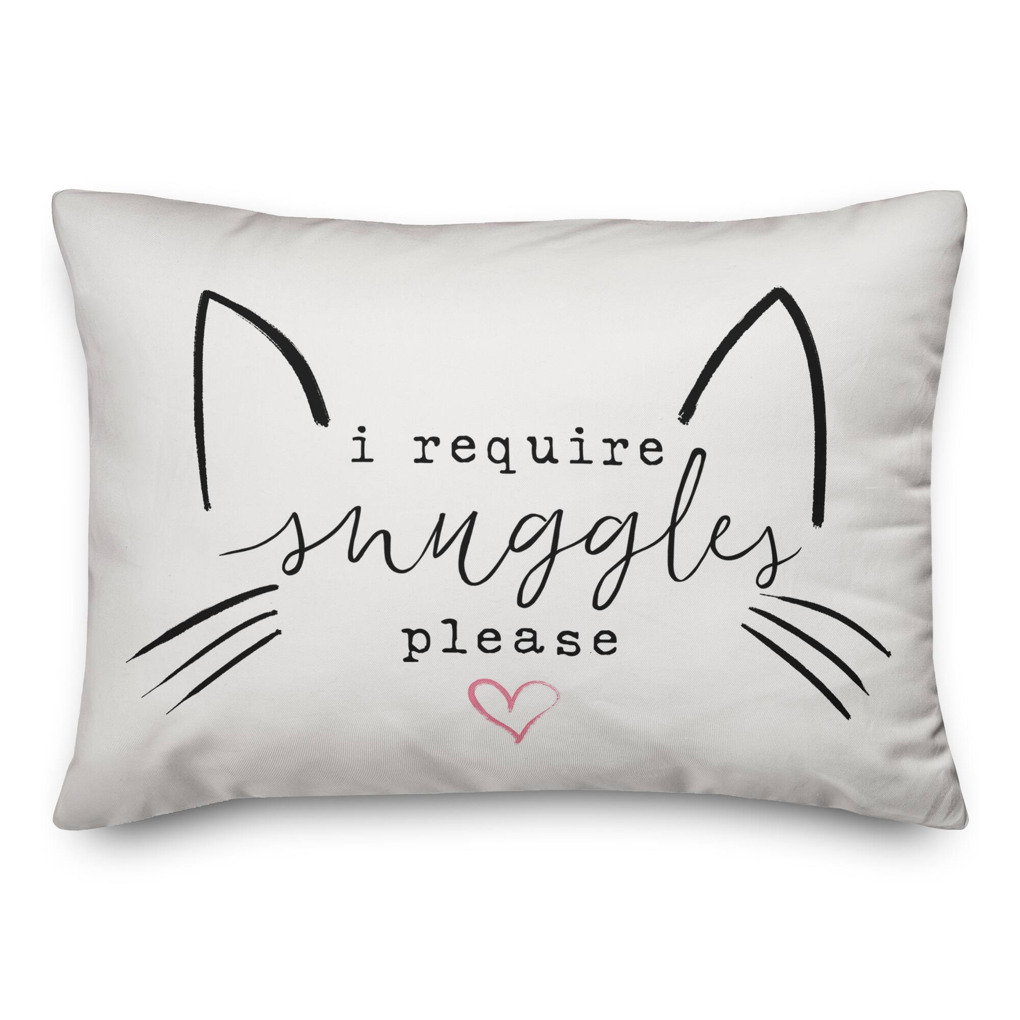 I Require Snuggles Please Throw Pillow
