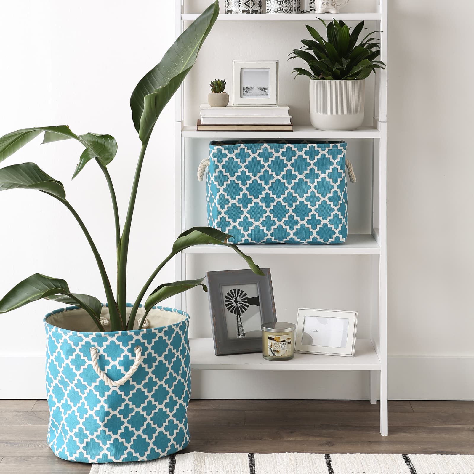 DII® Medium Rectangle Polyester Lattice Bin