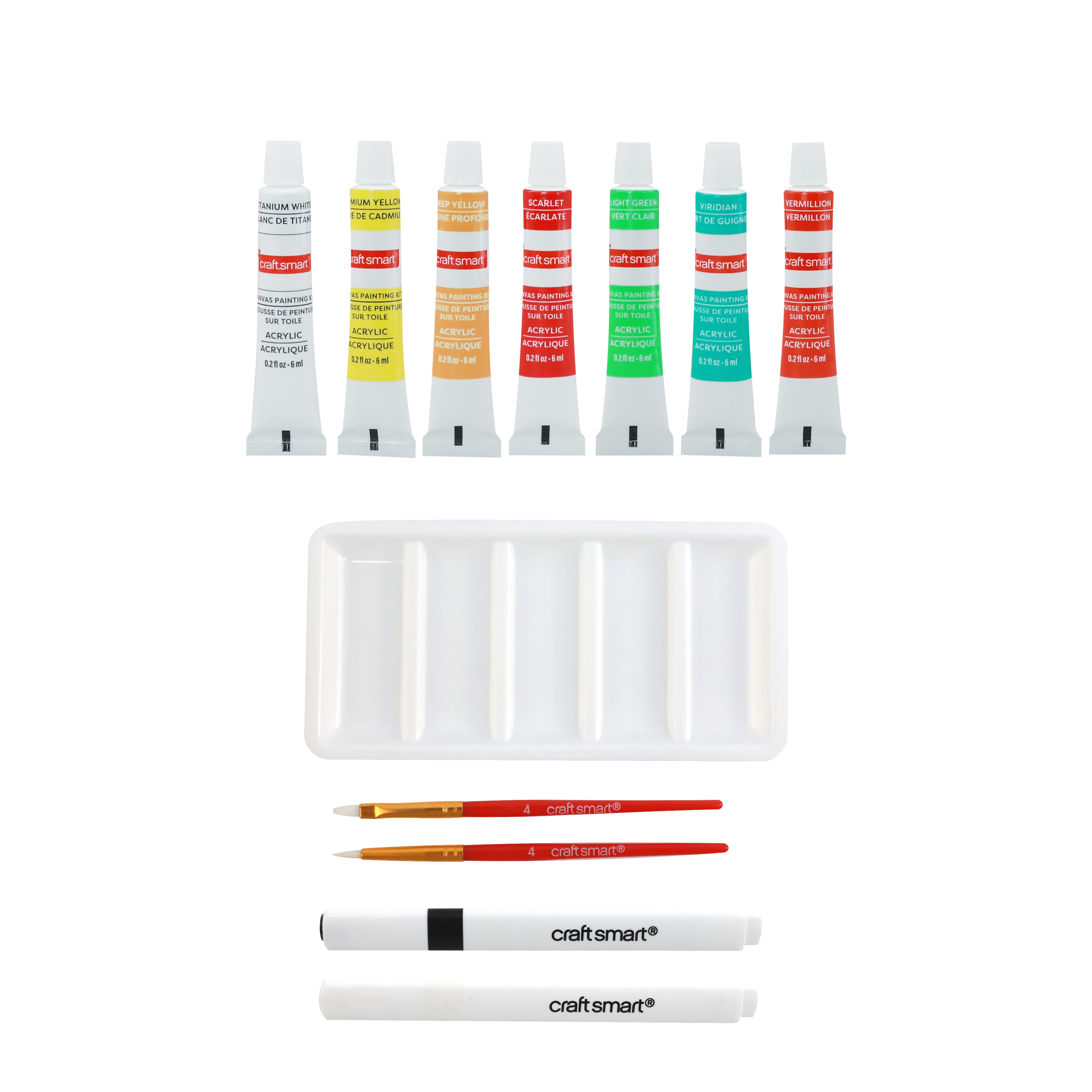 7" Fruit Round Canvas Painting Kit by Craft Smart®