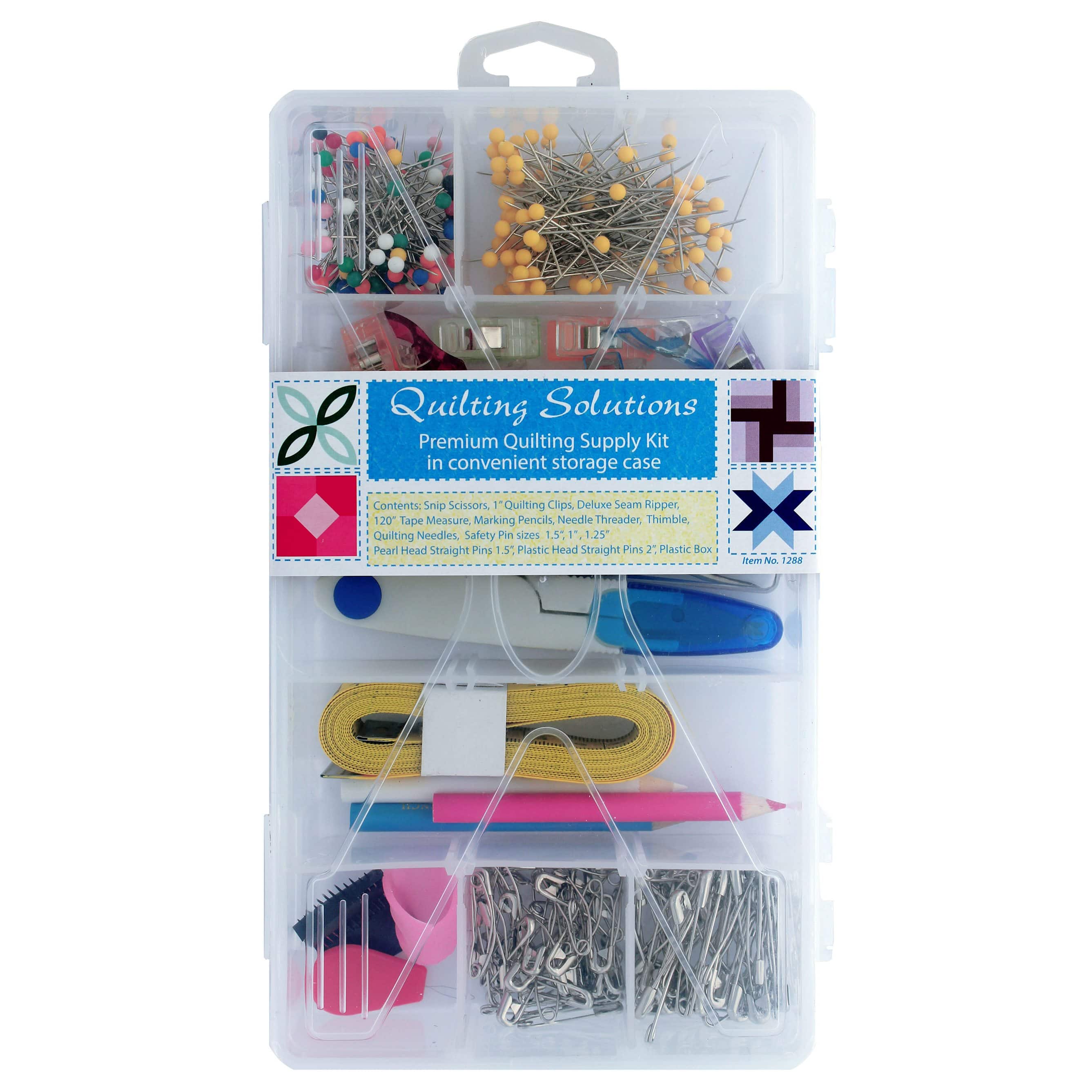Allary Quilting Solutions Supply Kit w/ Storage