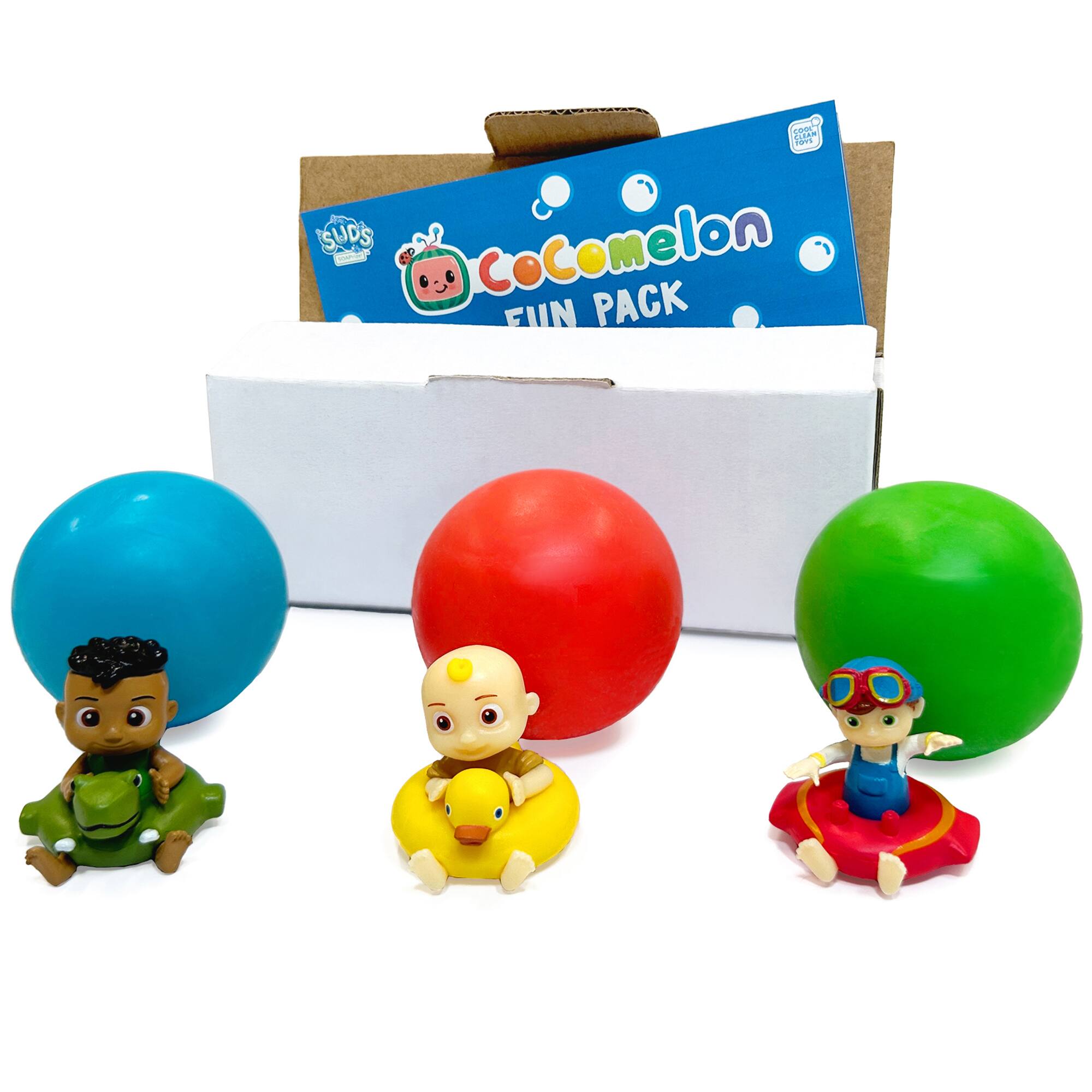 SOAPrize&#xAE; Dino Cody, Ducky JJ, &#x26; Captain TomTom Kids Soap Balls with Toys
