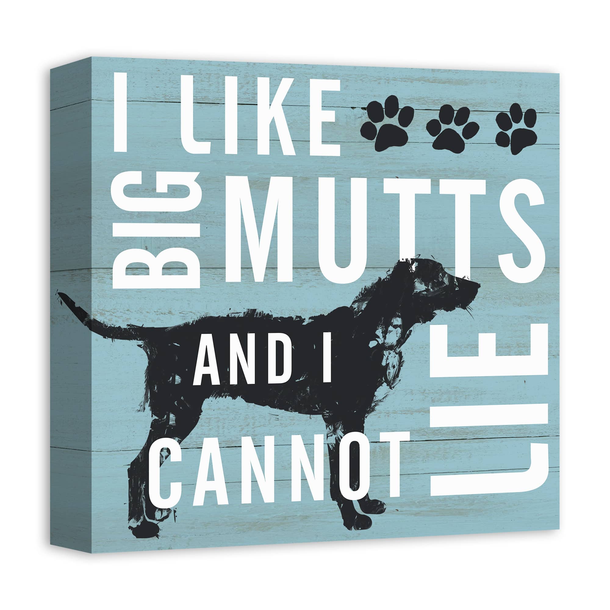 I Like Big Mutts Canvas Wall Art