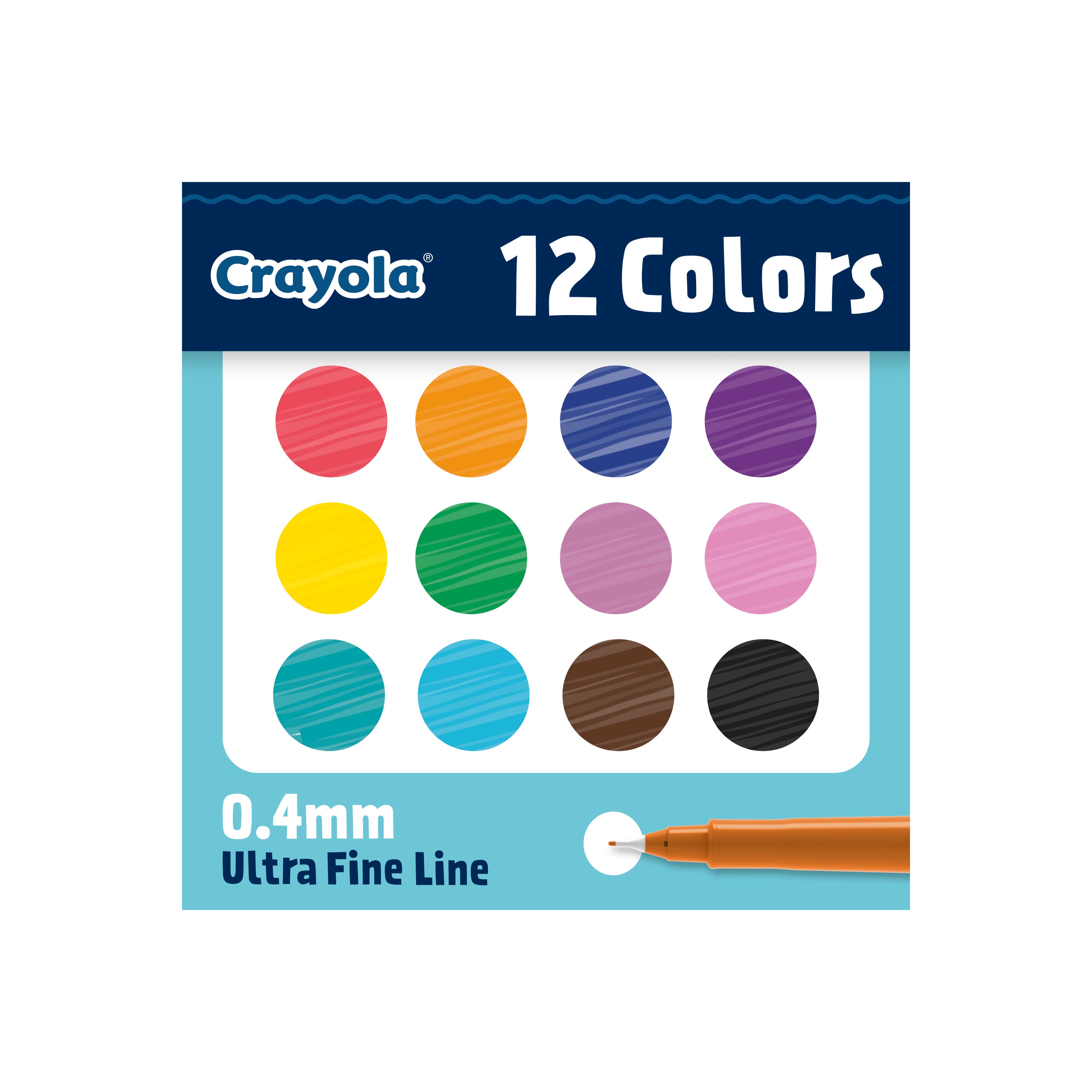 Crayola&#xAE; Ultra Fine Point Doodle Markers, 12ct.