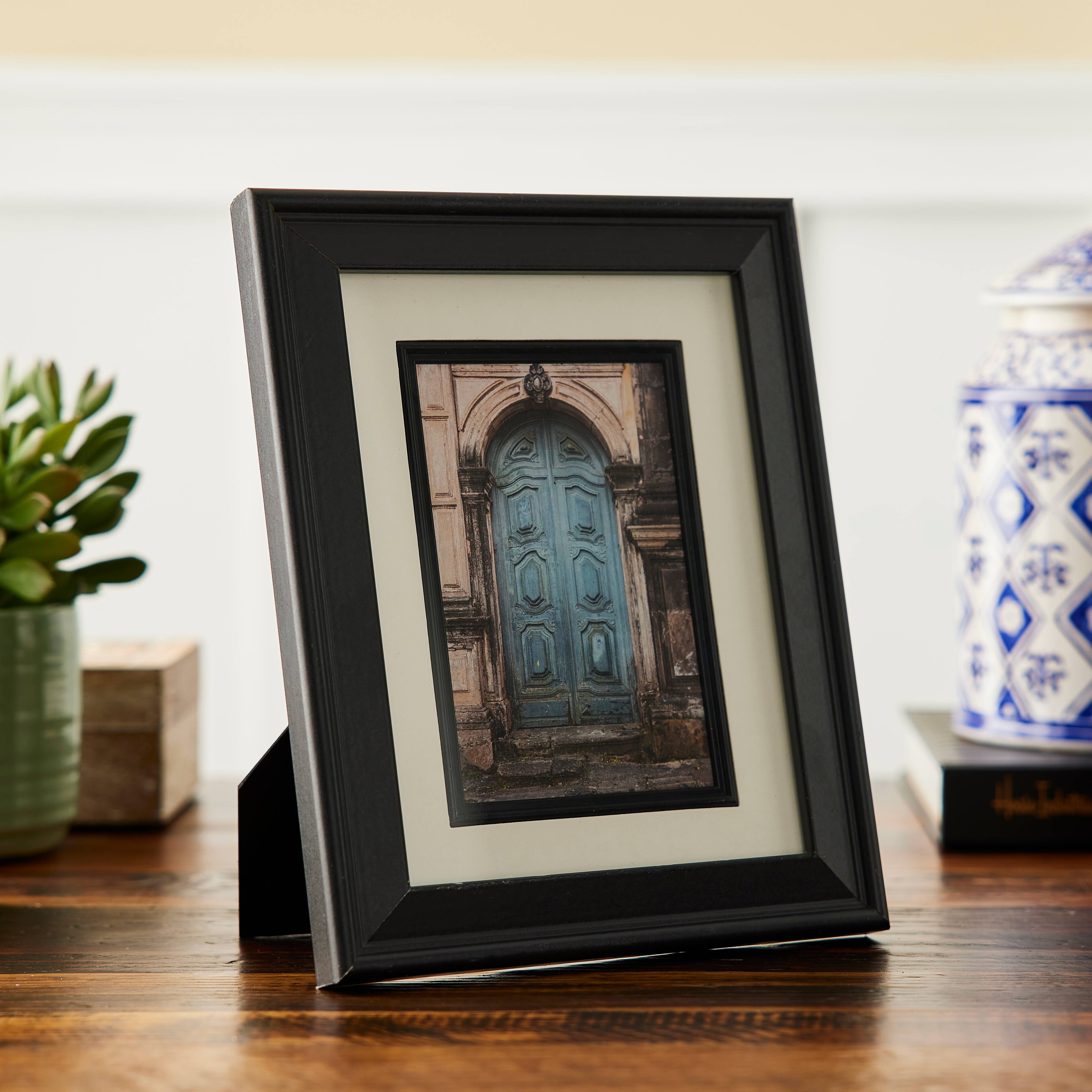 12 Pack: Black 4" x 6" Frame with Fillet Mat, Expressions™ by Studio Décor®
