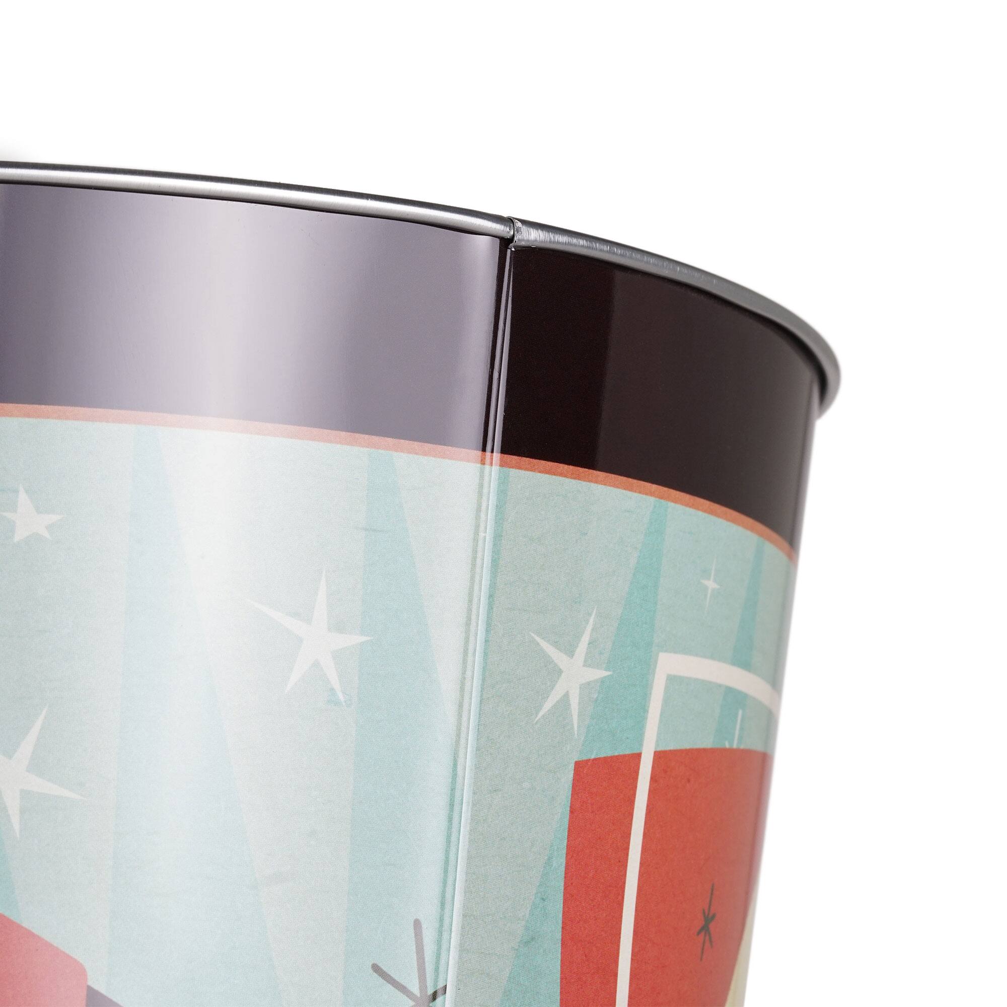 American Art Décor™ 11" Chop Shop Girl Metal Trash Can