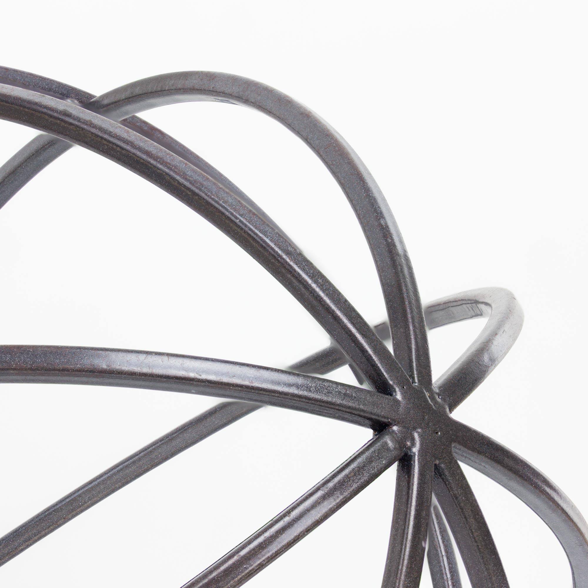 8&#x22; Metal Dyson Sphere Sculpture