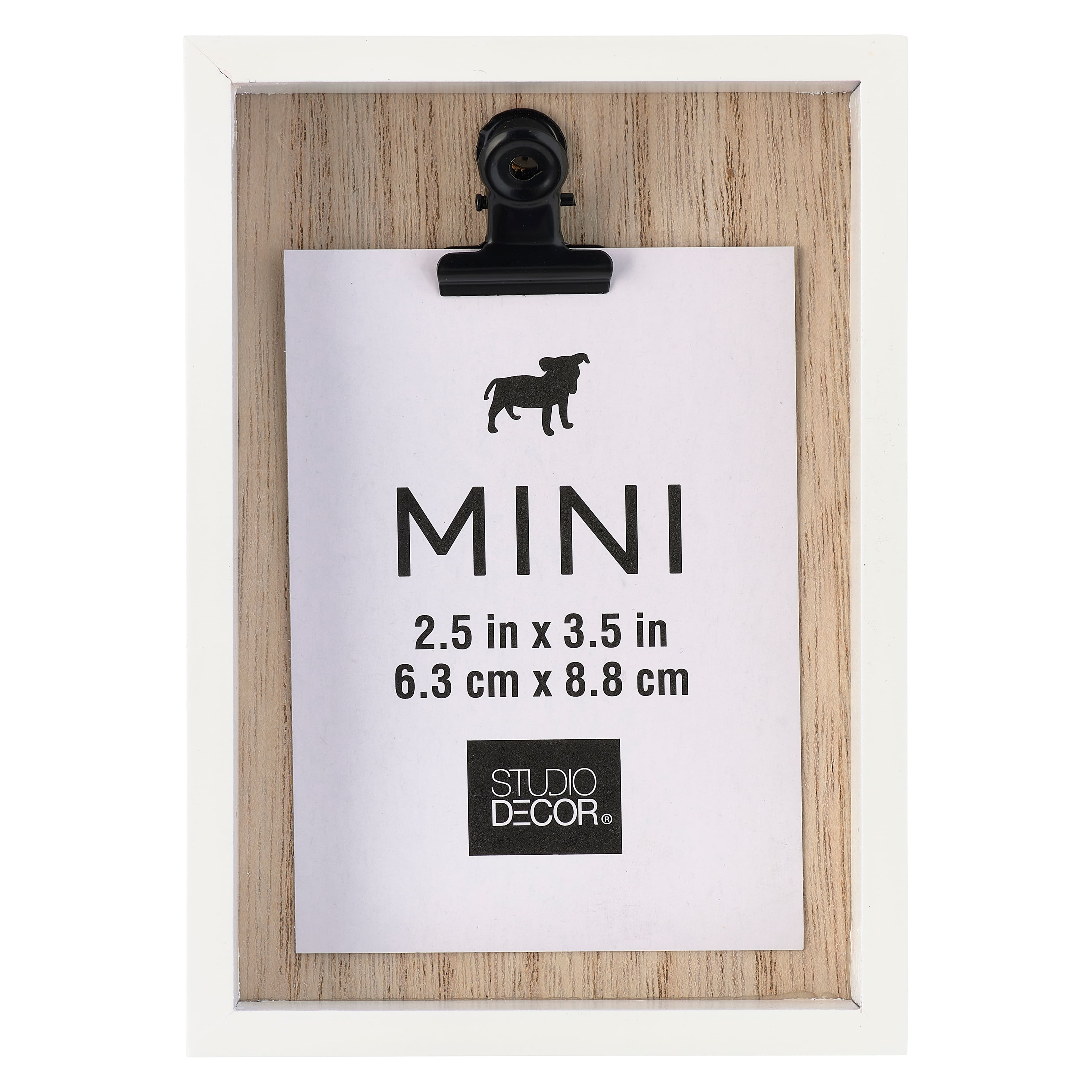 White Deep Mini Frame Box with Clip by Studio D&#xE9;cor&#xAE;