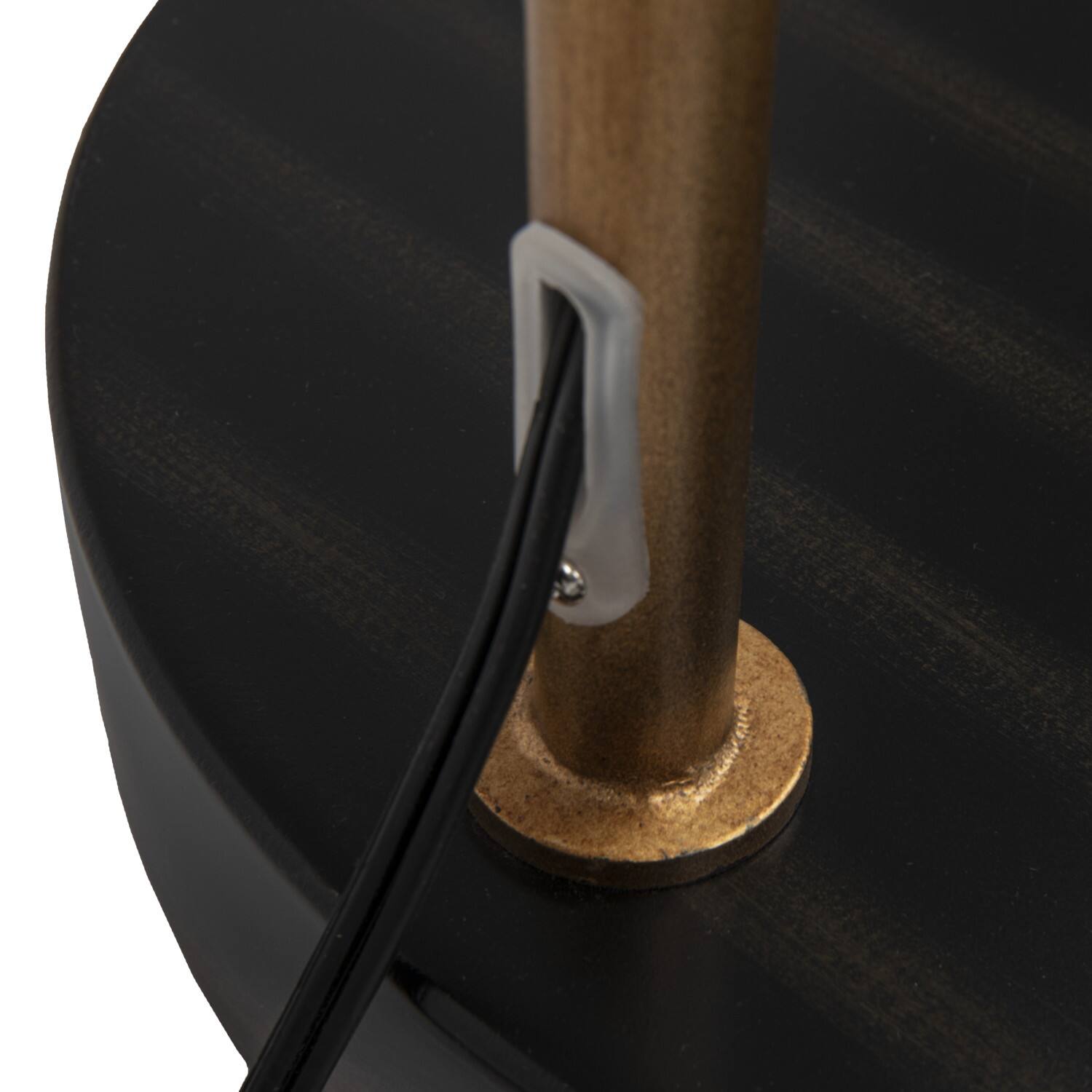 Hello Honey® 5ft. Modern Metal Floor Lamp with Glass Globe Shade