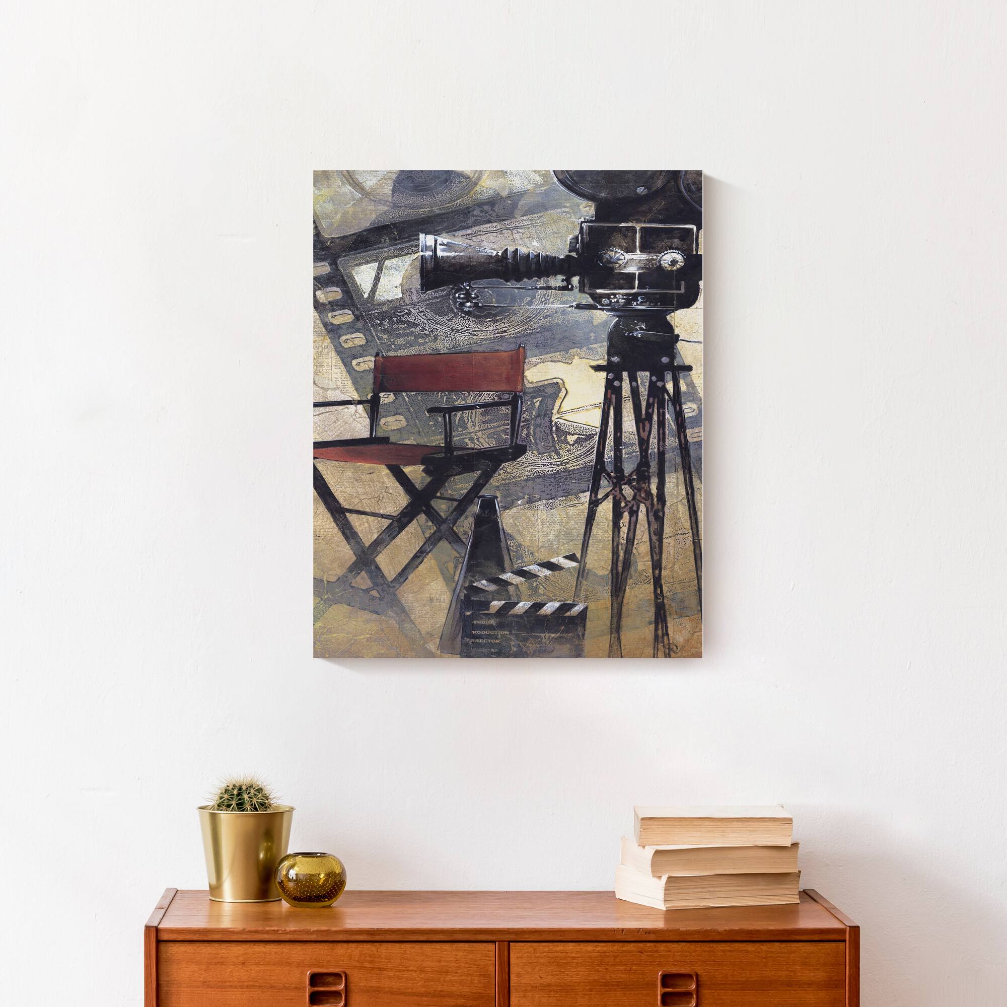 Camera In Production 16" x 20" Canvas Wall Art