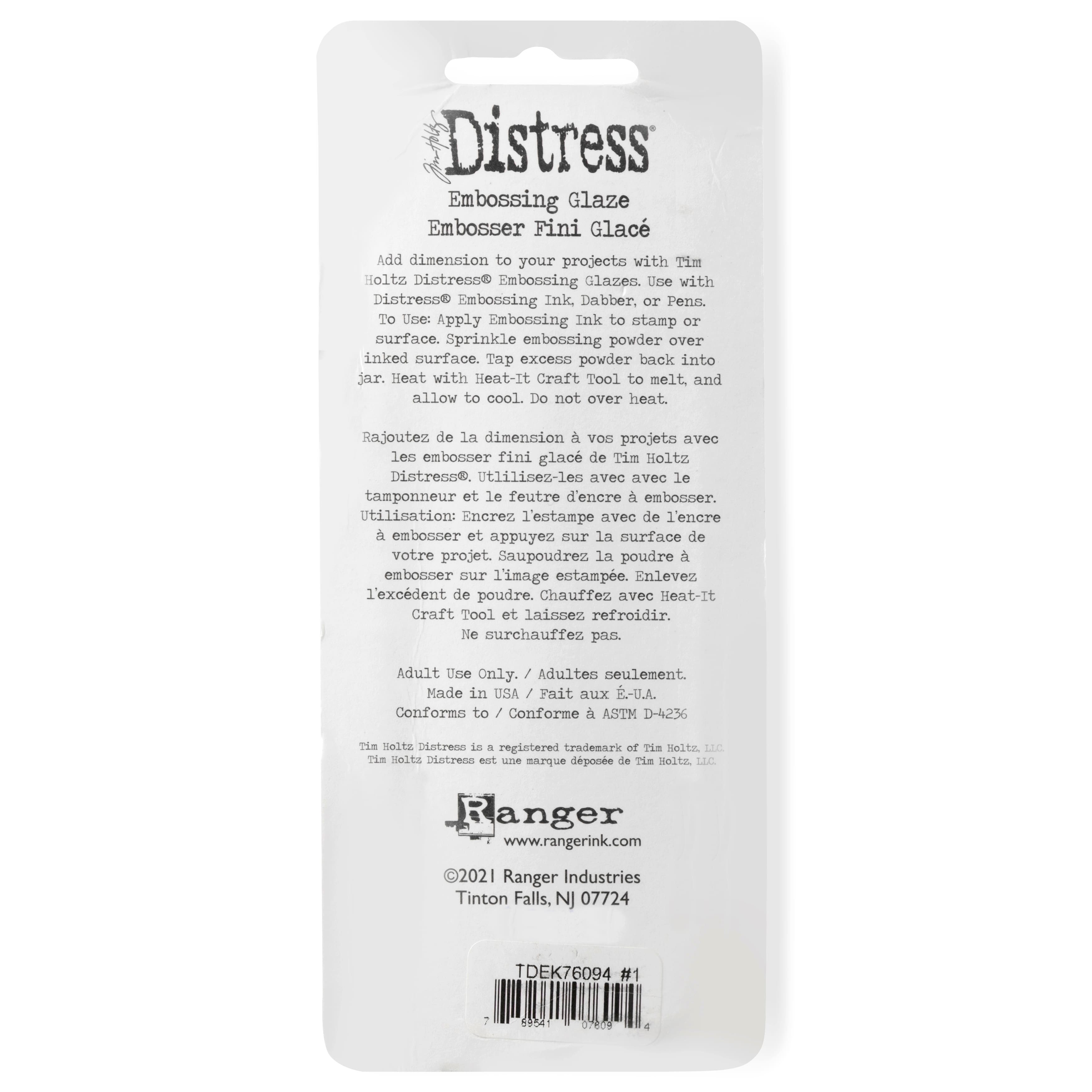 6 Packs: 3ct. (18 total) Tim Holtz Distress&#xAE; #1 Embossing Glaze Set