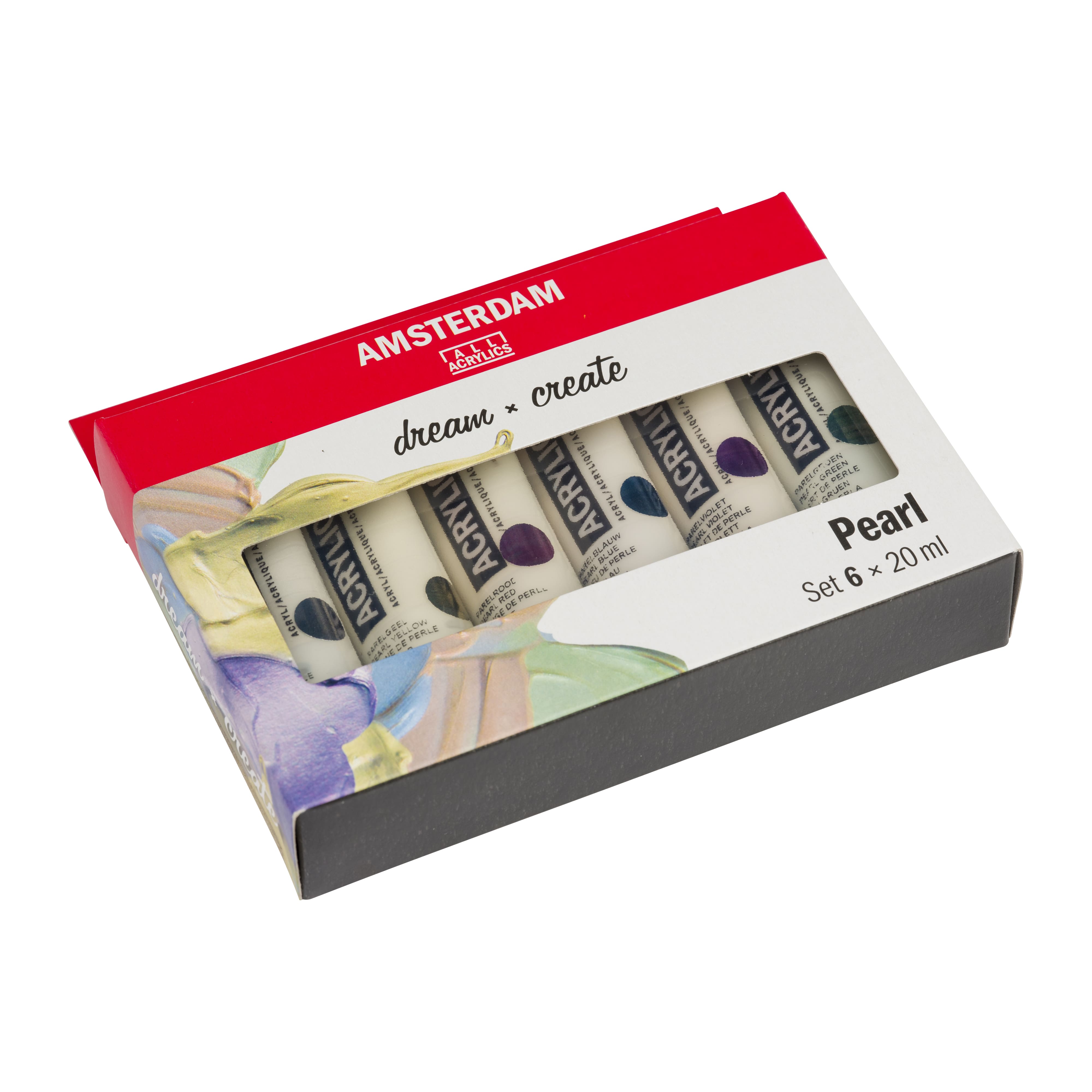 Amsterdam Standard Series 6 Color Pearl Acrylic Paint Set