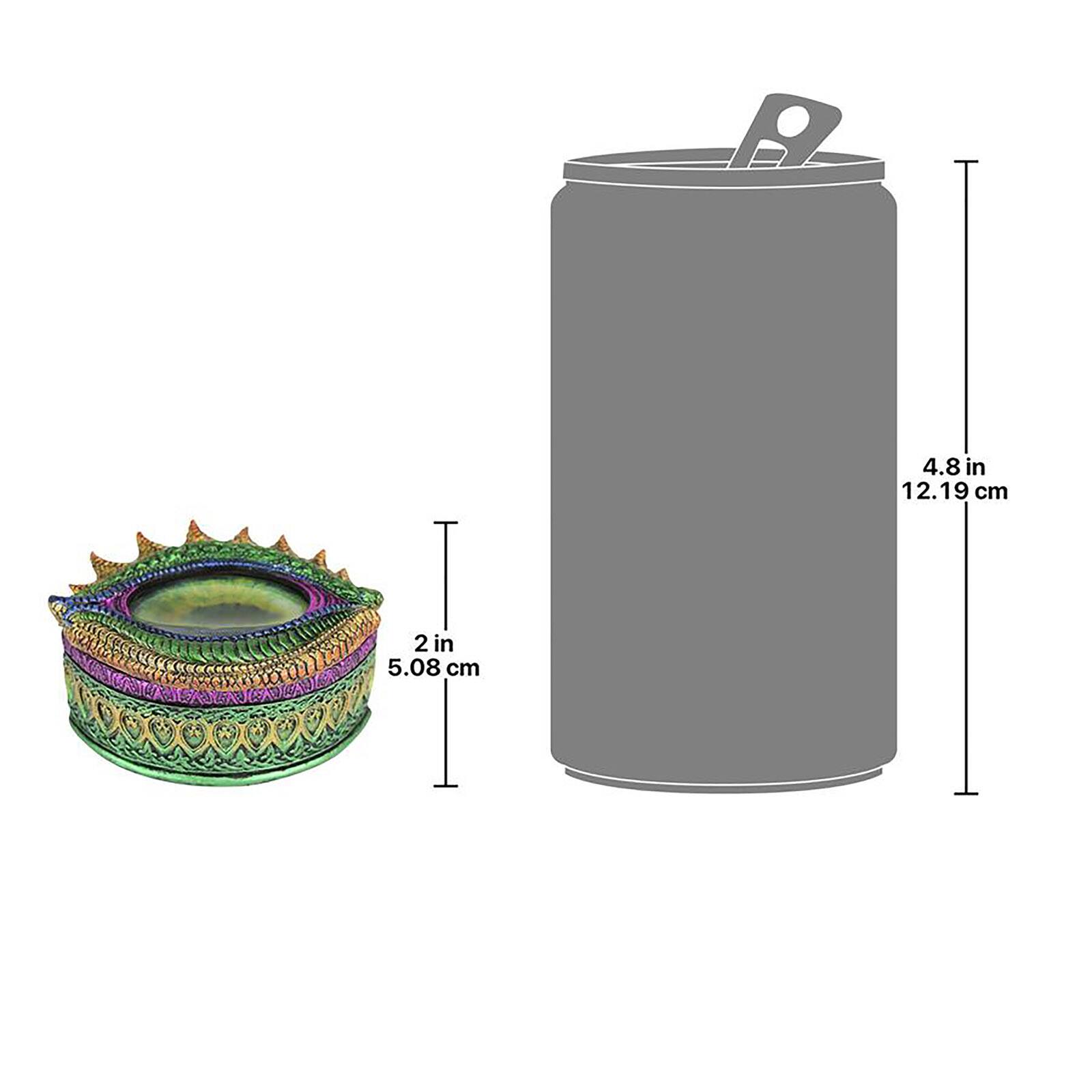 Design Toscano 4" Eye of the Evil Dragon Sculptural Box
