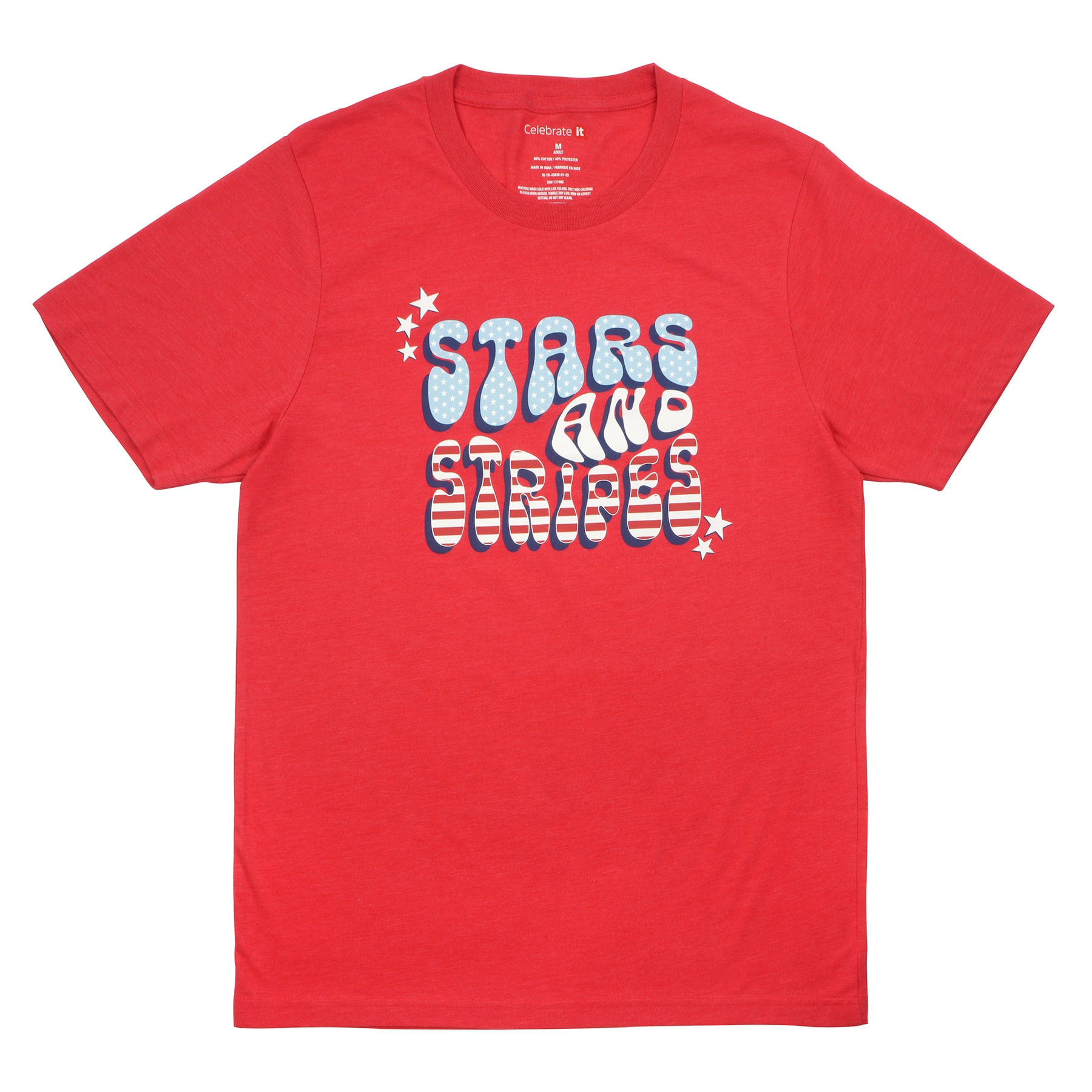 Stars &#x26; Stripes Adult T-Shirt by Celebrate It&#x2122;