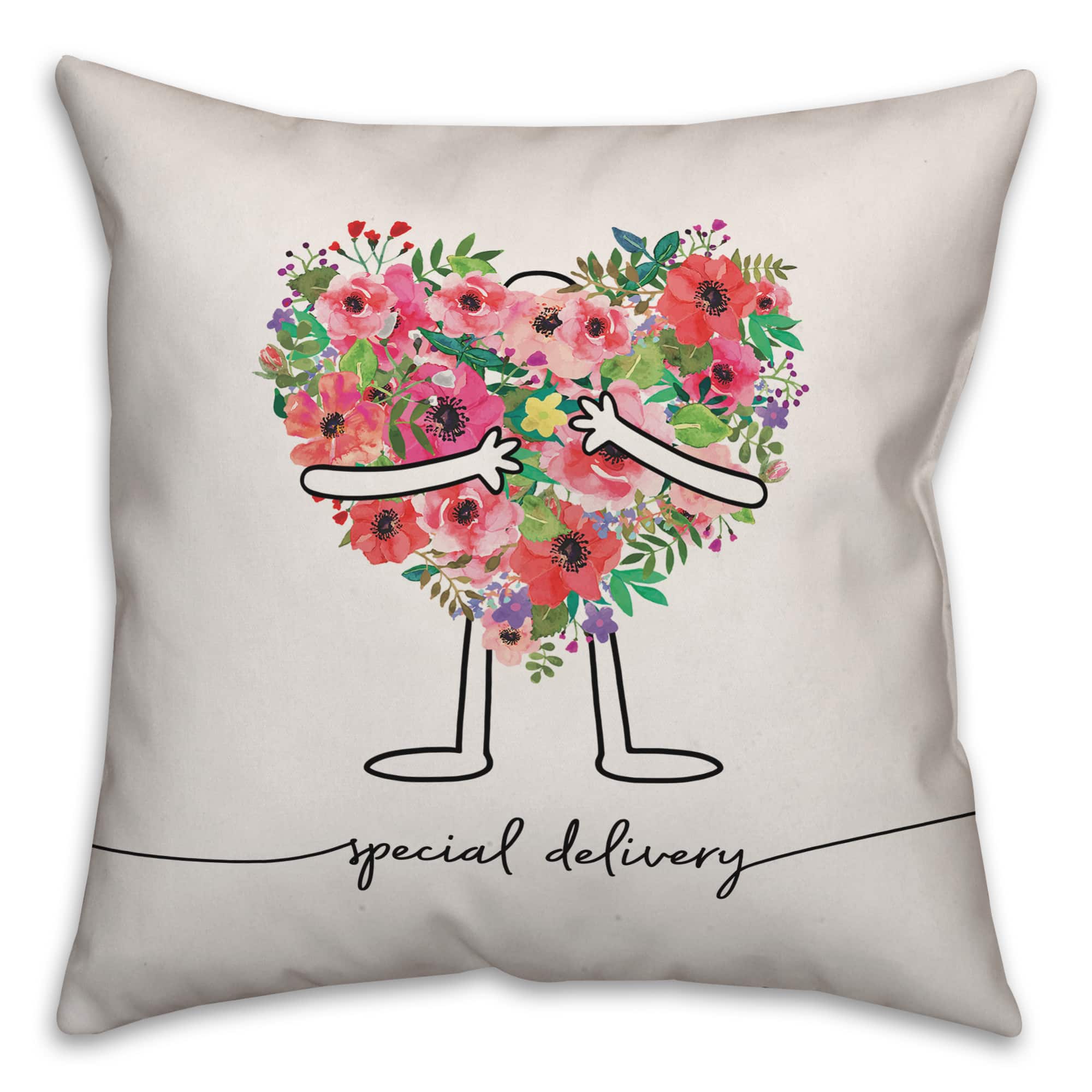 Find the Special Delivery Throw Pillow at Michaels