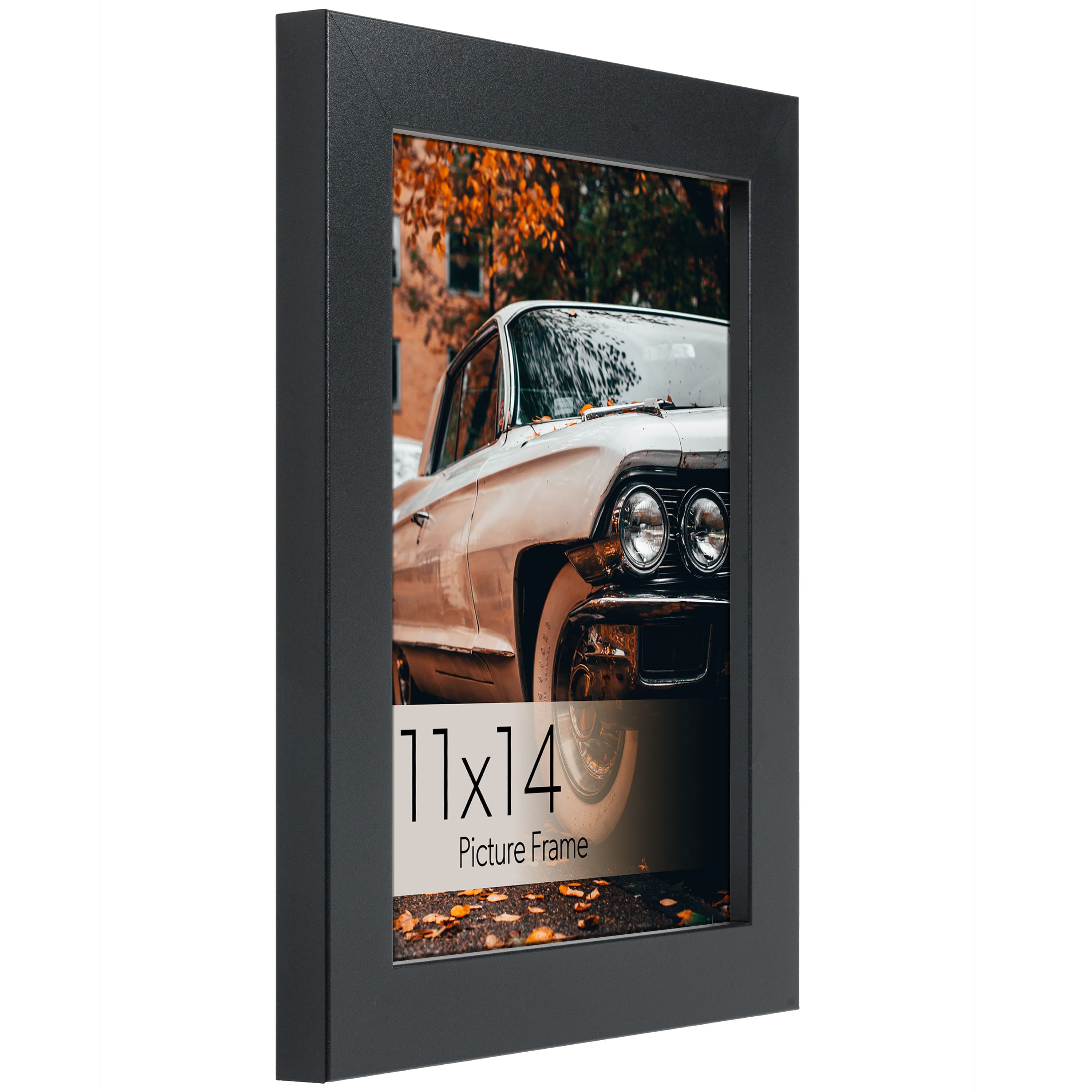 WallsThatSpeak Vertically or Horizontally Hanging Black 11&#x22; x 14&#x22; Picture Frame with Glass, 6ct.