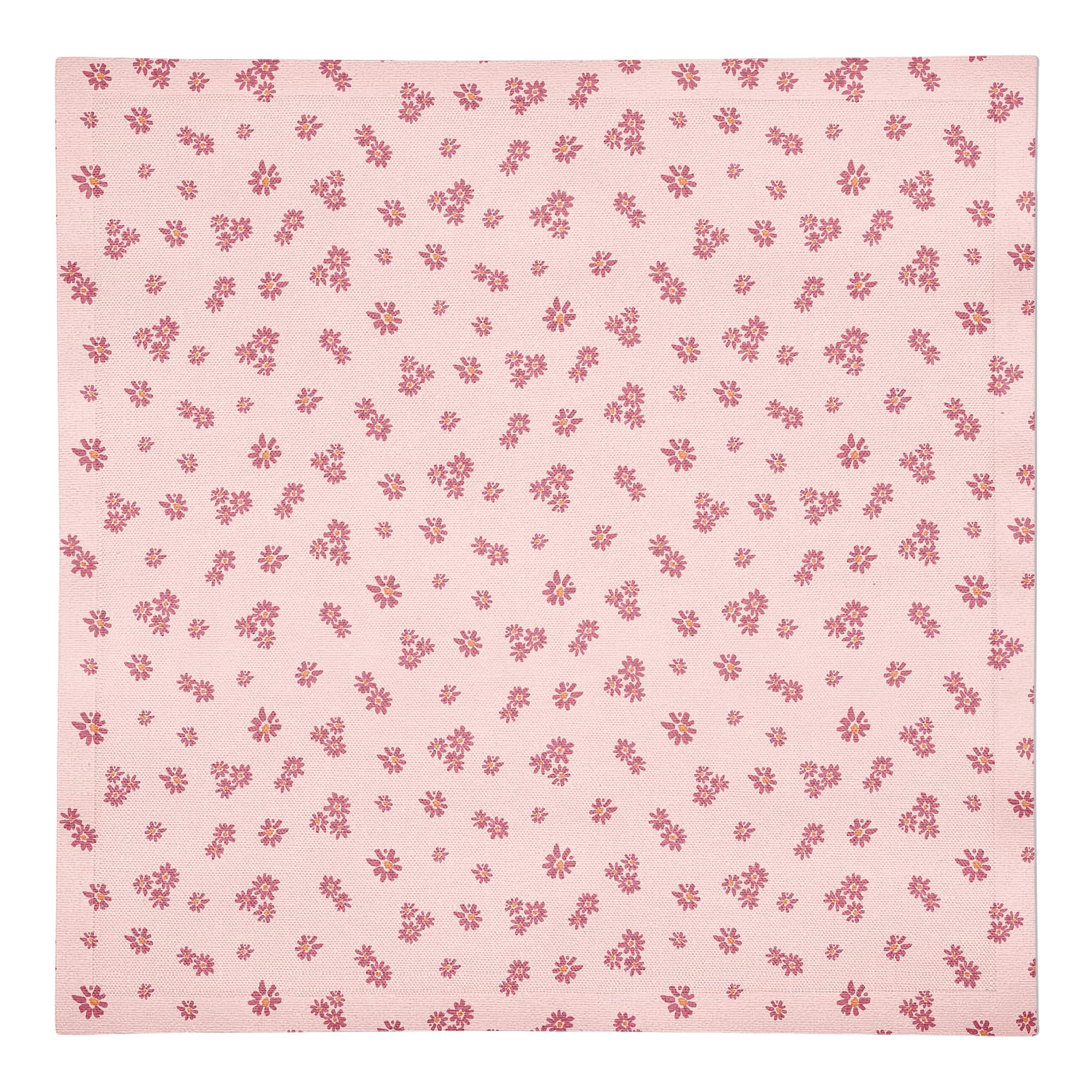 Daisy Pattern Cotton Twill Napkin