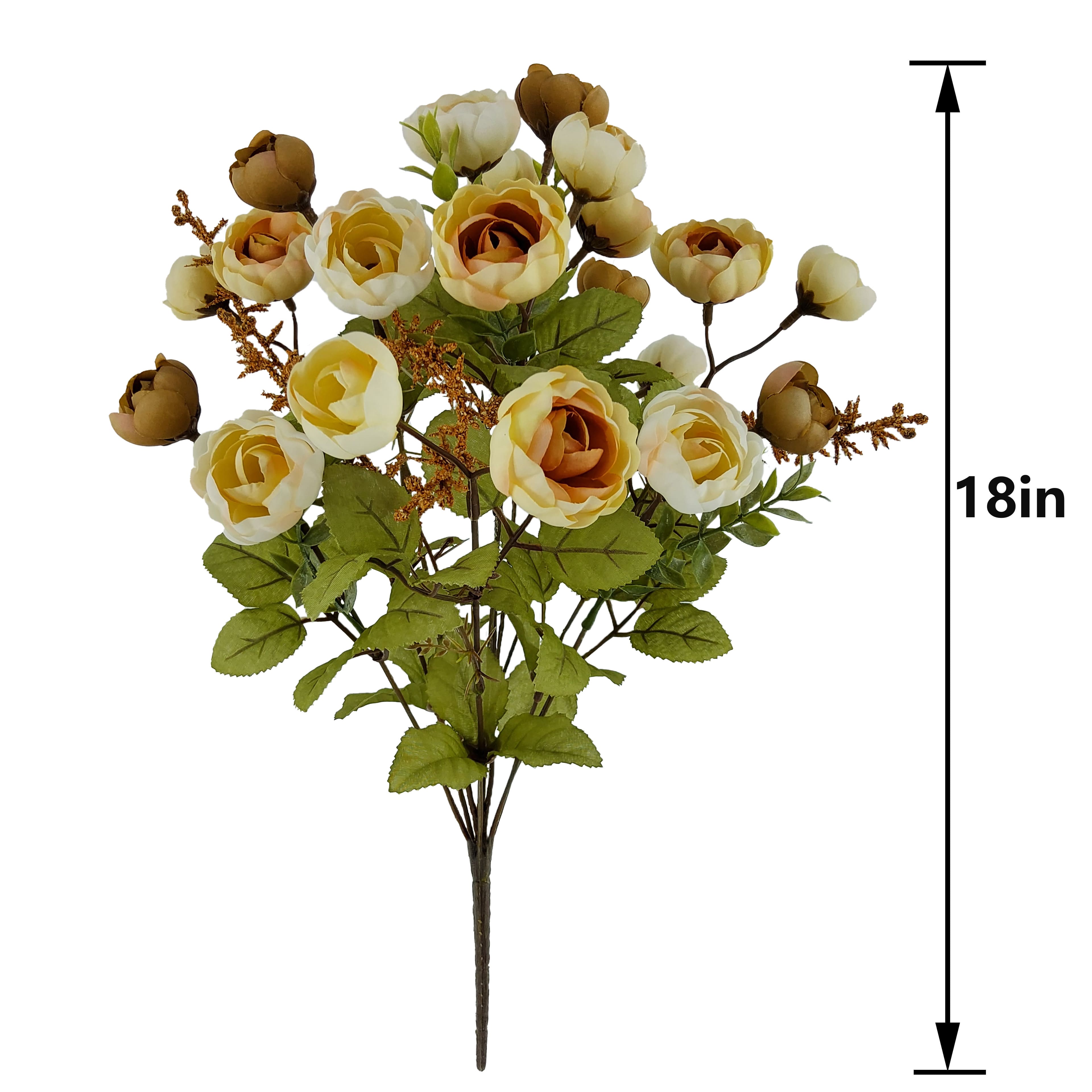 18" Ranunculus & Berry Deluxe Bush by Ashland®