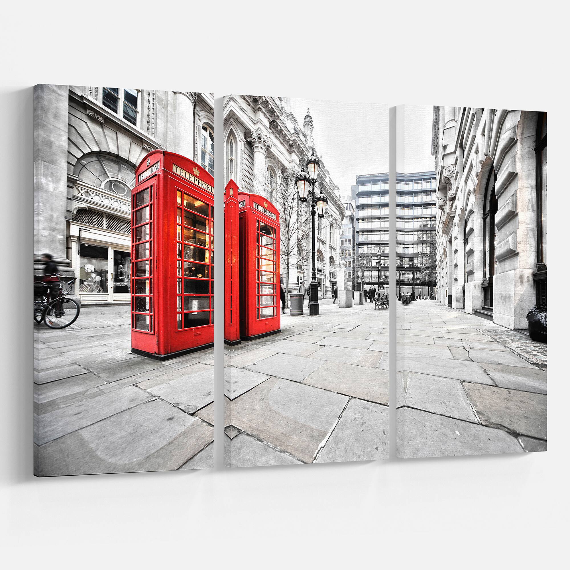 Designart - Phone Booths on Street