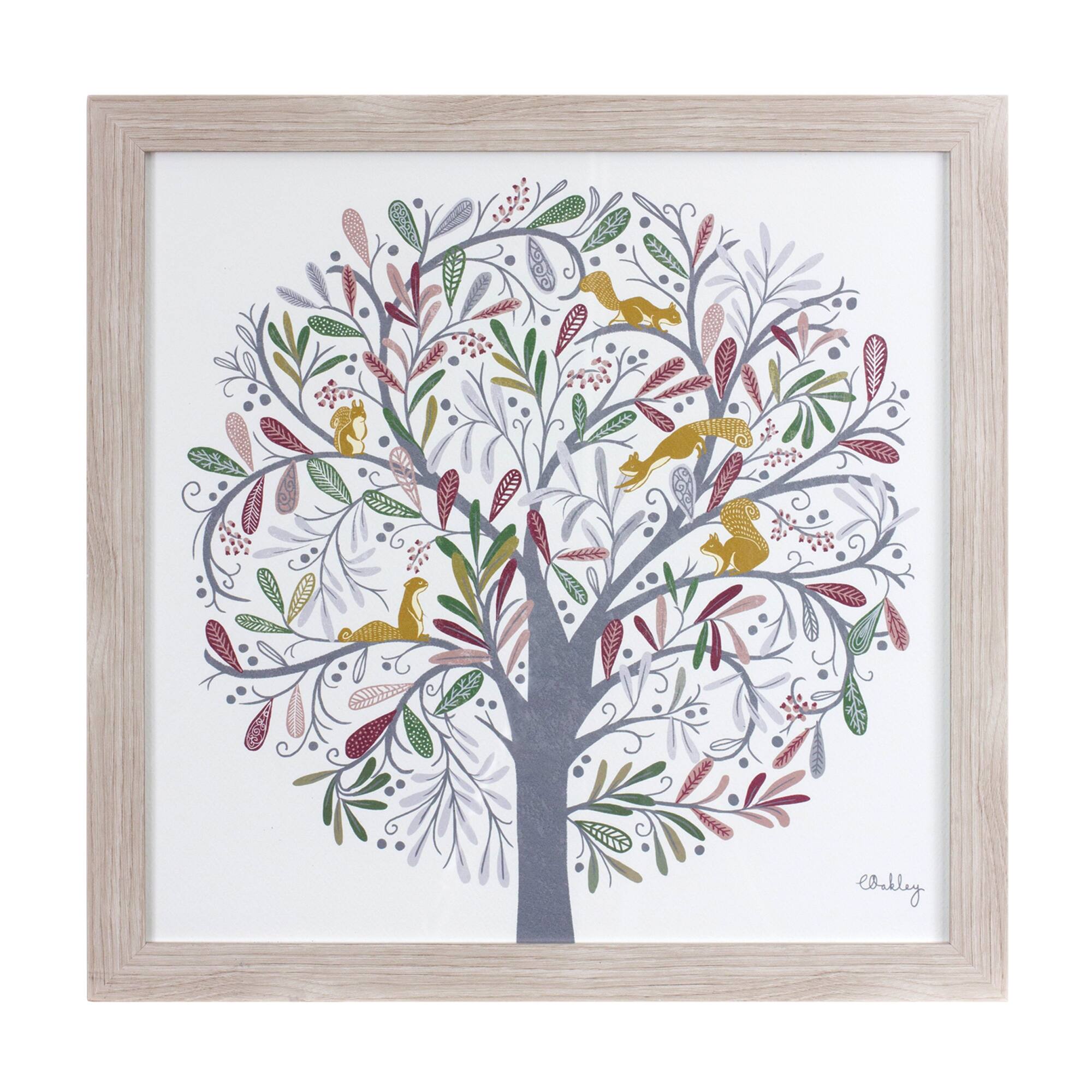 Framed Tree Print Set