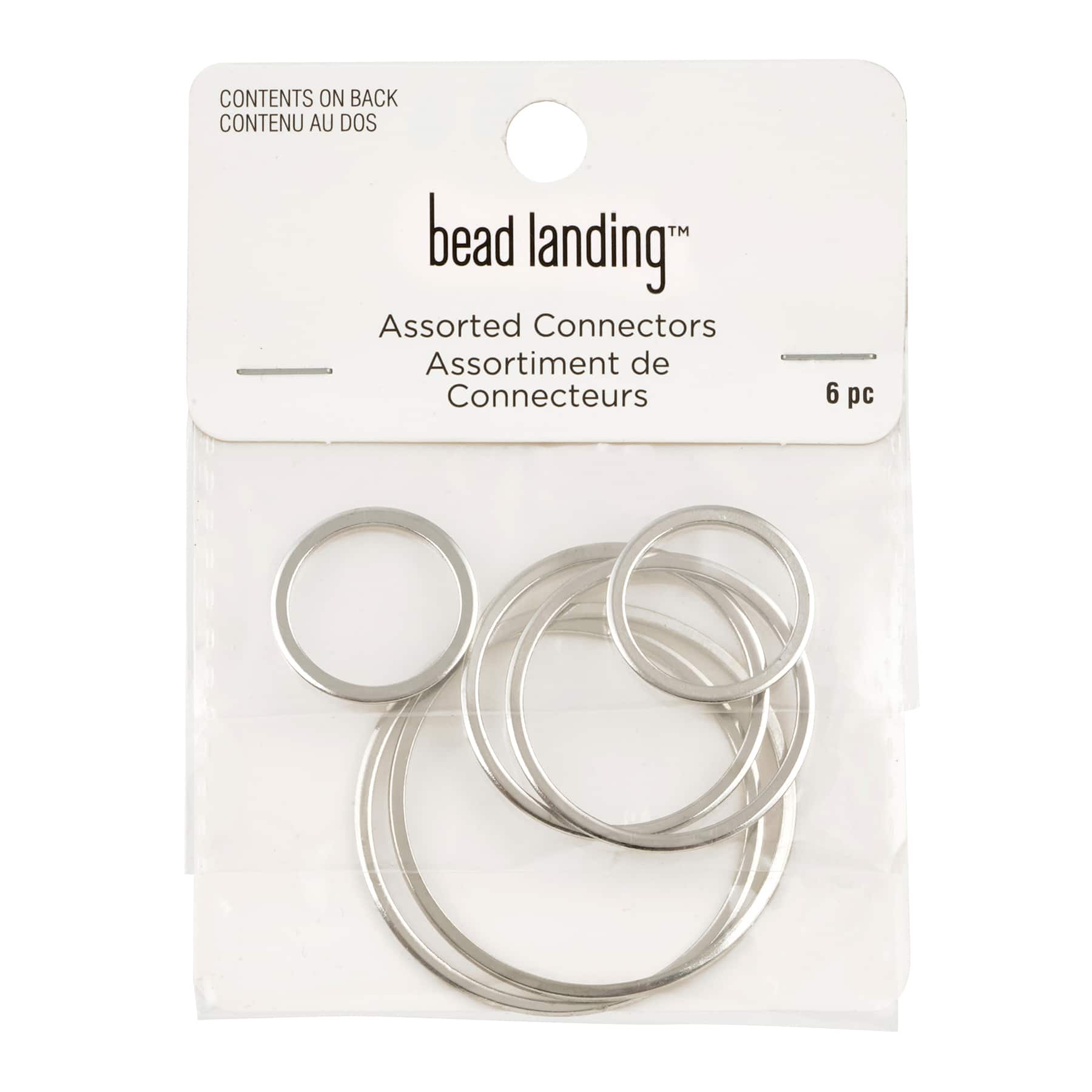 12 Packs: 6 ct. (72 total) Mixed Round Connectors by Bead Landing™