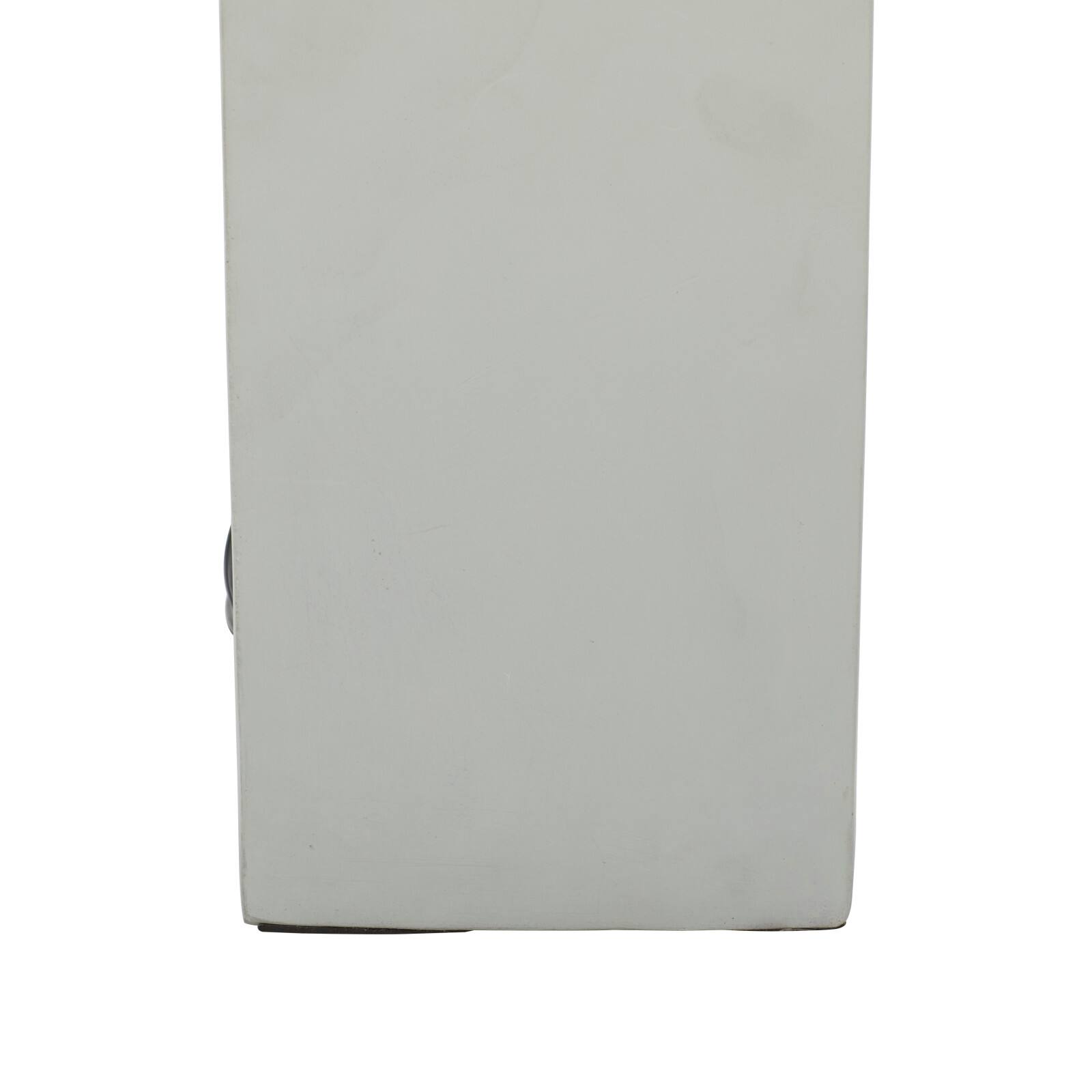 23&#x22; White Ceramic Traditional Table Lamp