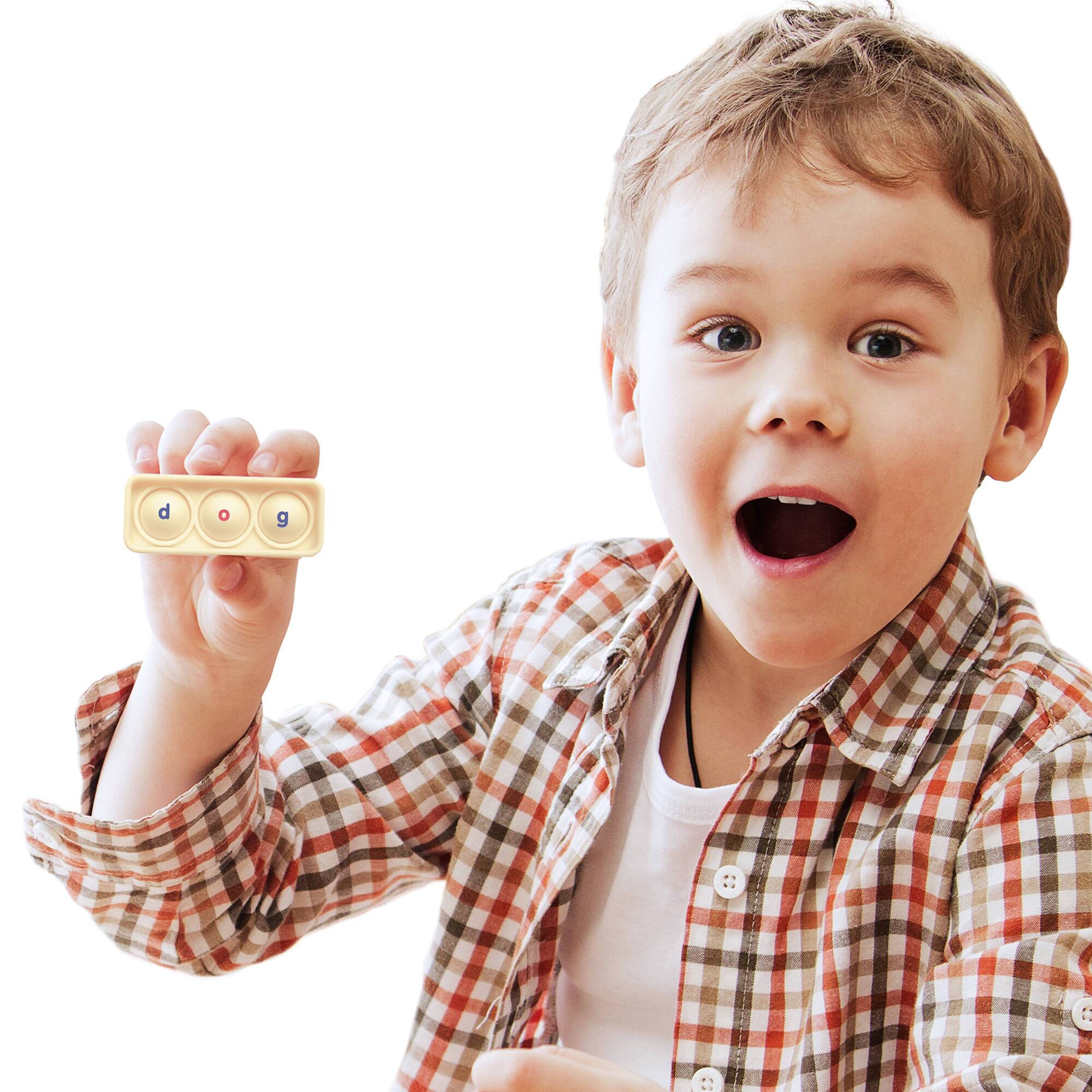 Junior Learning® Pop & Learn Bubble Boards CVC Interactive Phonics Pre-K to Grade 1 Game