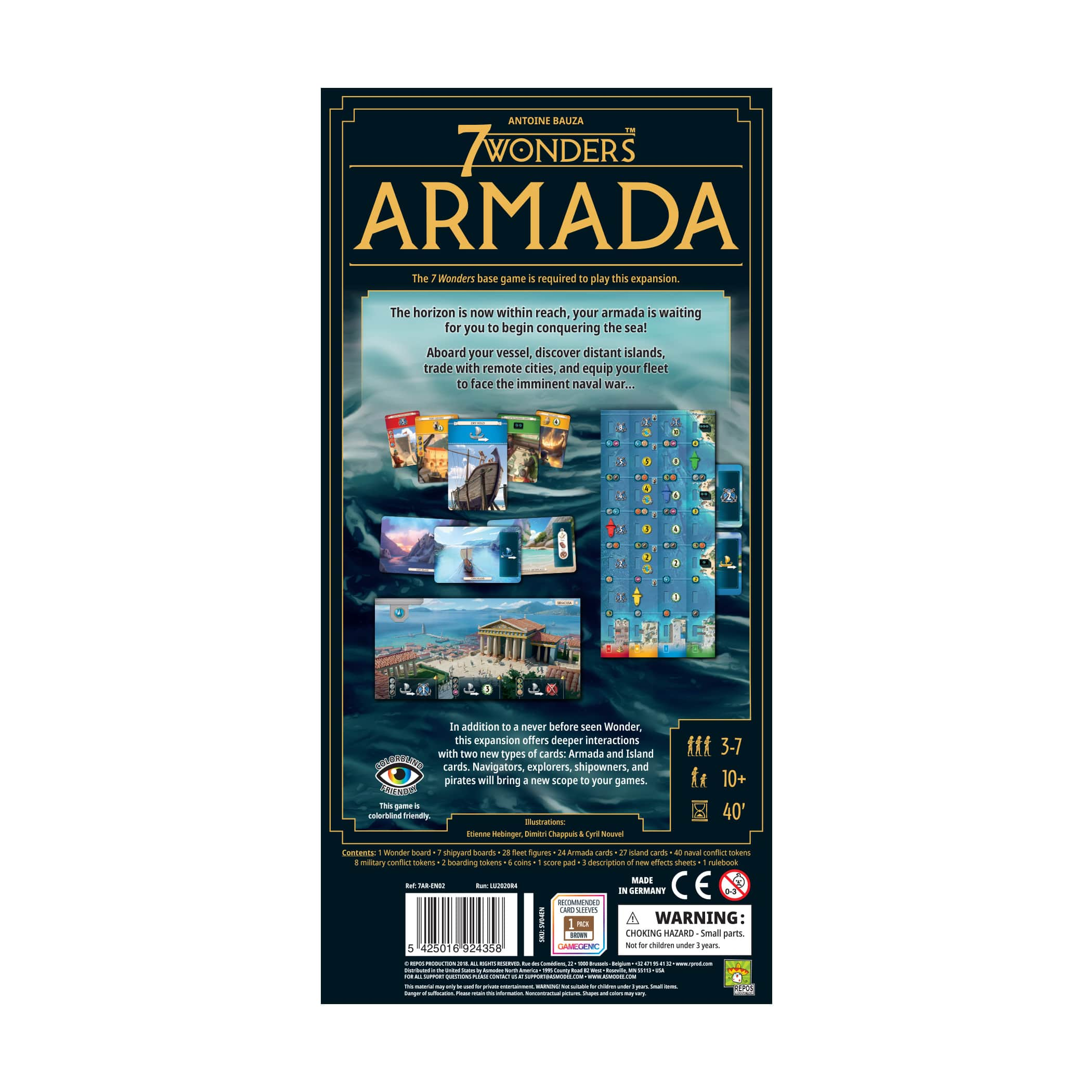 7 Wonders New Edition Armada Board Game Expansion