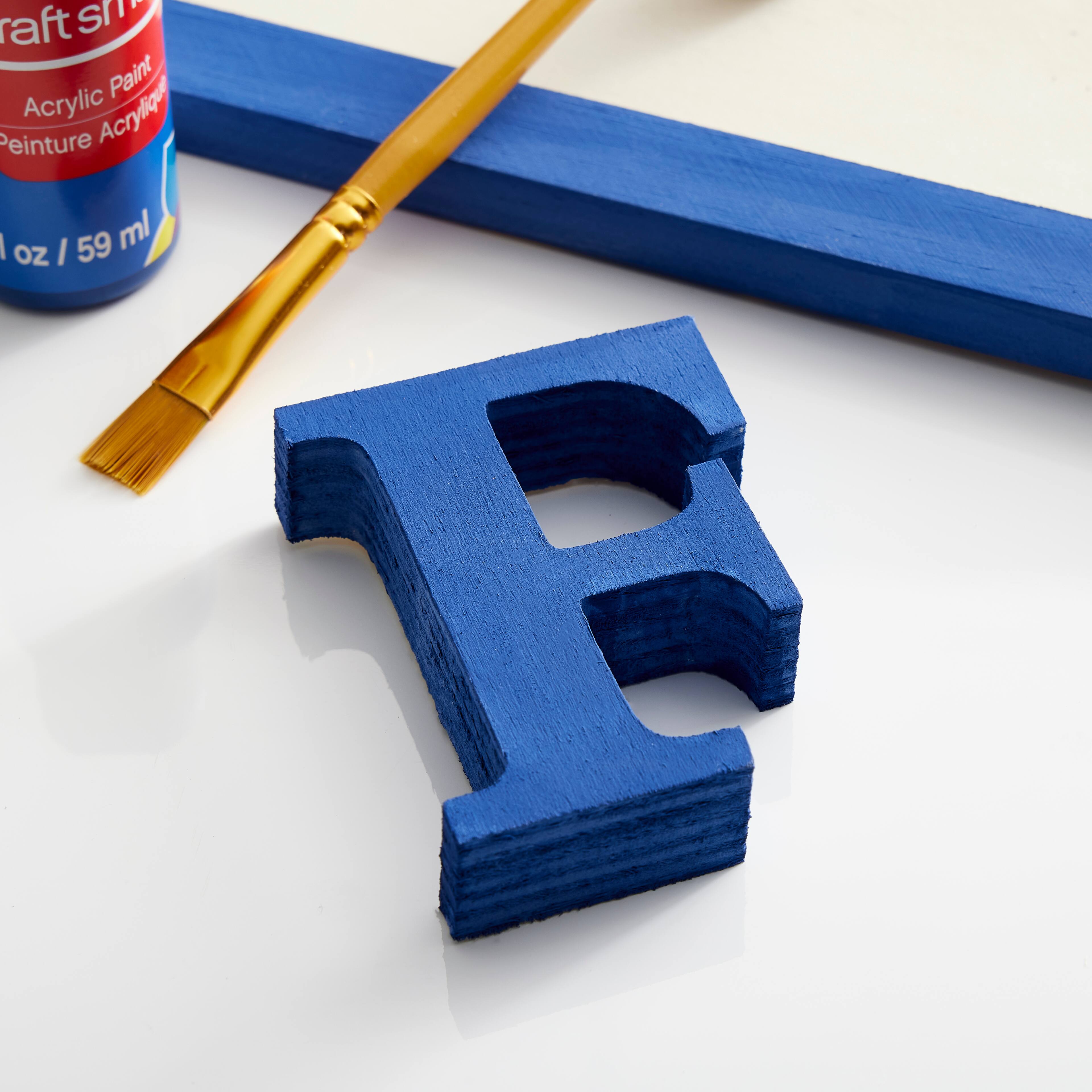3&#x22; Chunky Wood Letter by Make Market&#xAE;