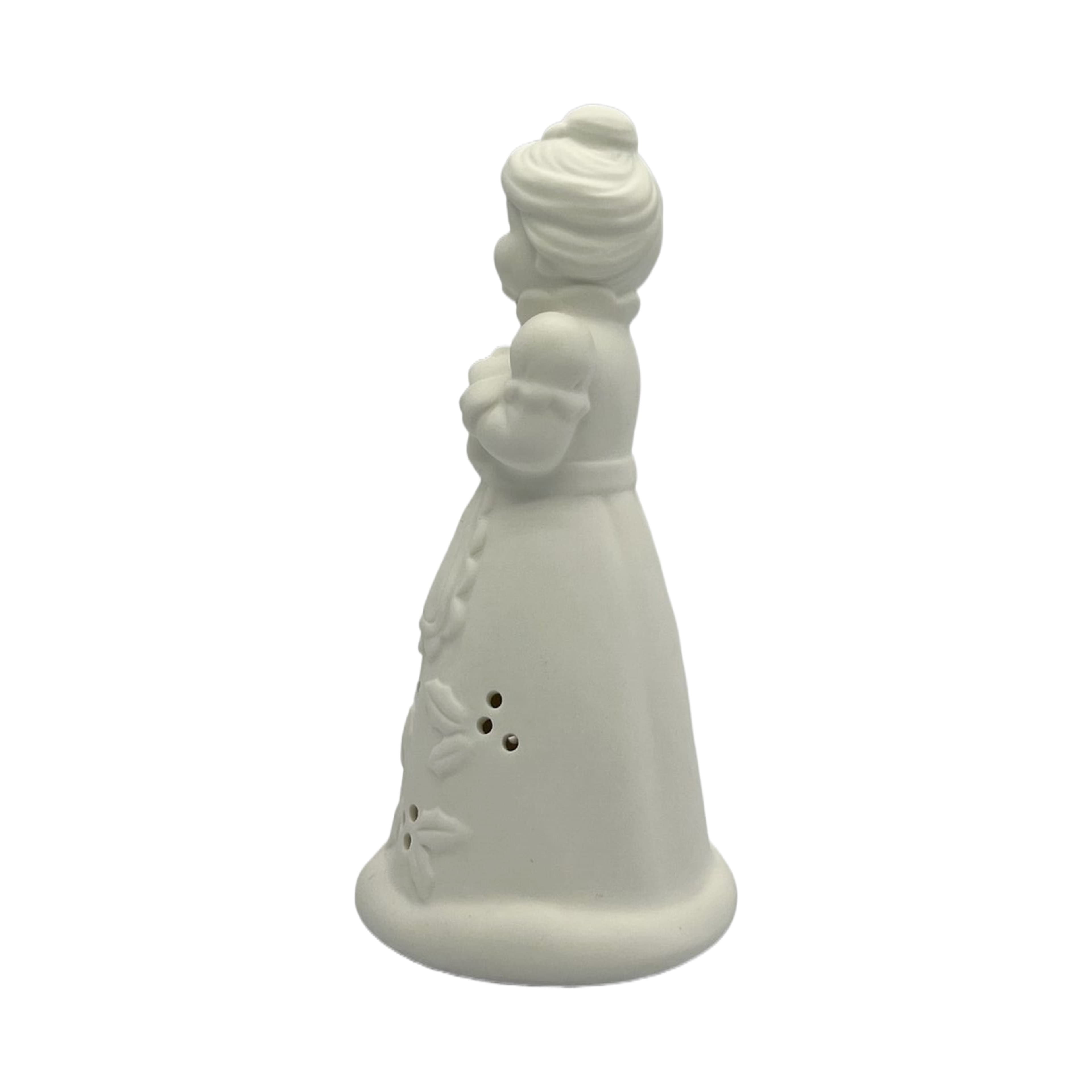 7.5&#x22; LED DIY Ceramic Mrs. Claus D&#xE9;cor by Make Market&#xAE;