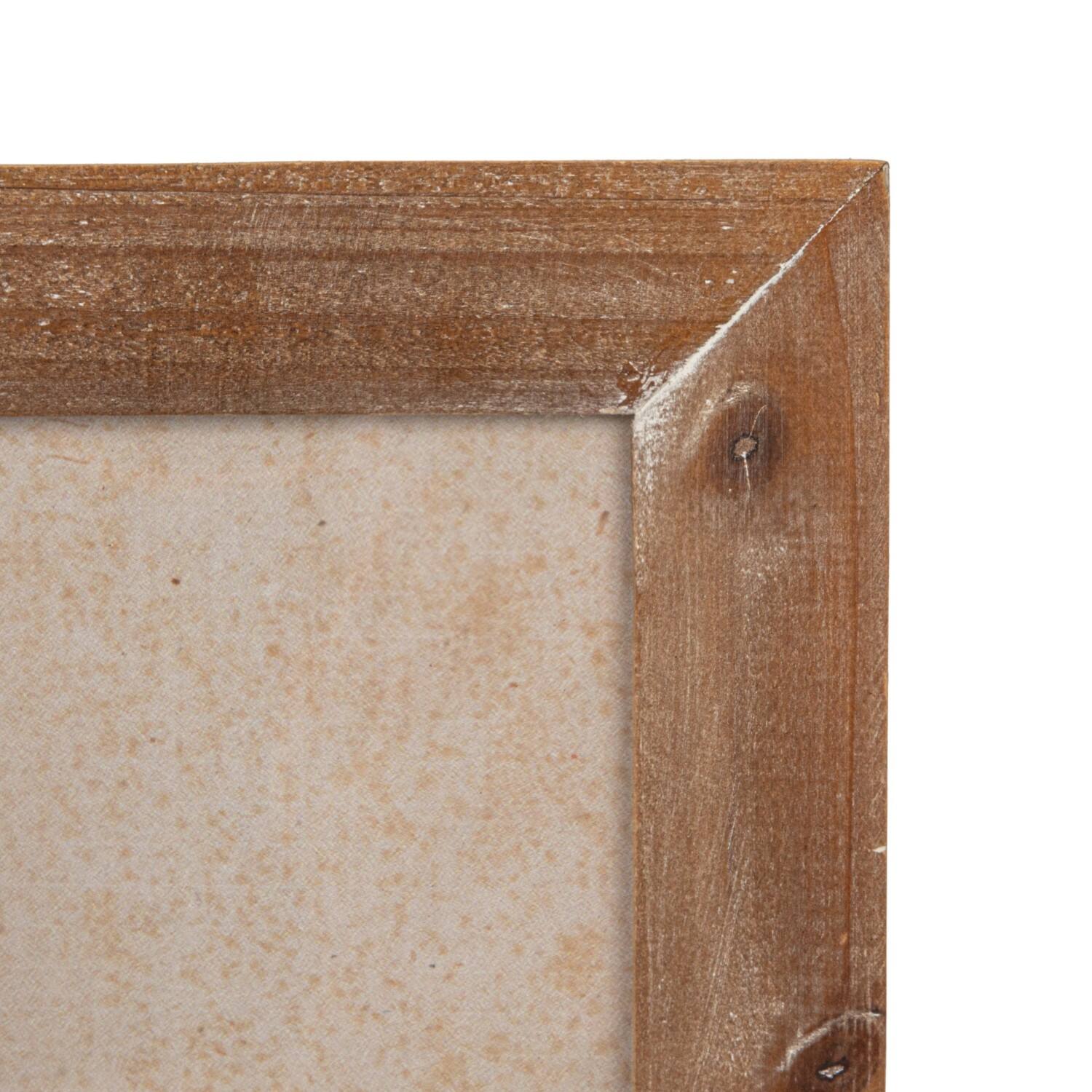 Hello Honey® 15" Wood Framed Rabbit Portrait Wall Art Set