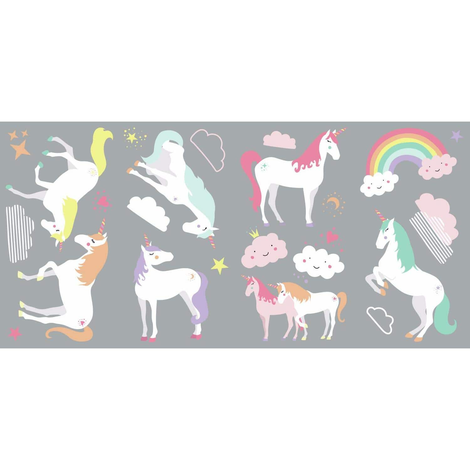 RoomMates Unicorn Magic Peel & Stick Wall Decals