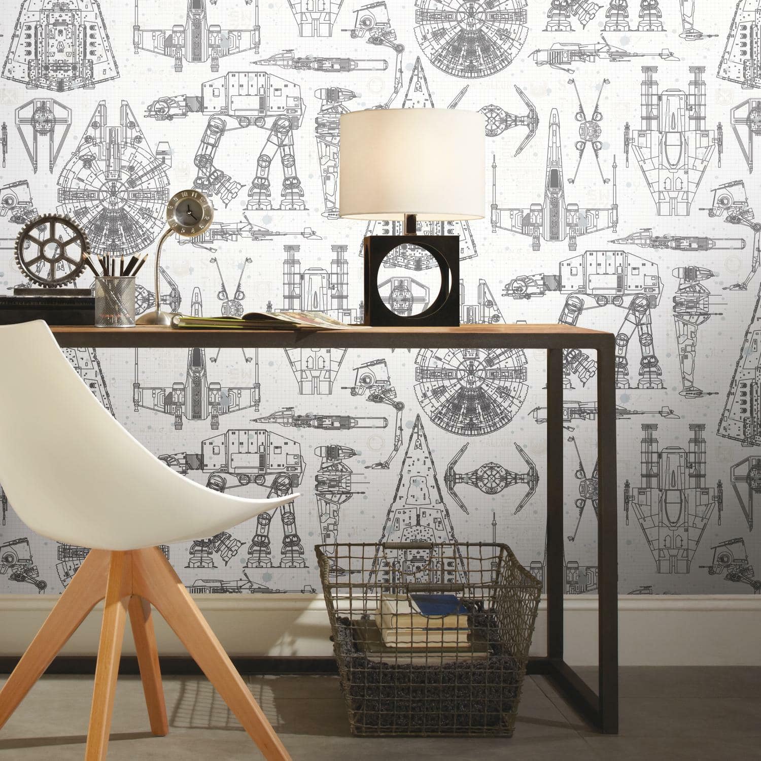 RoomMates Star Wars Blueprint Peel & Stick Wallpaper