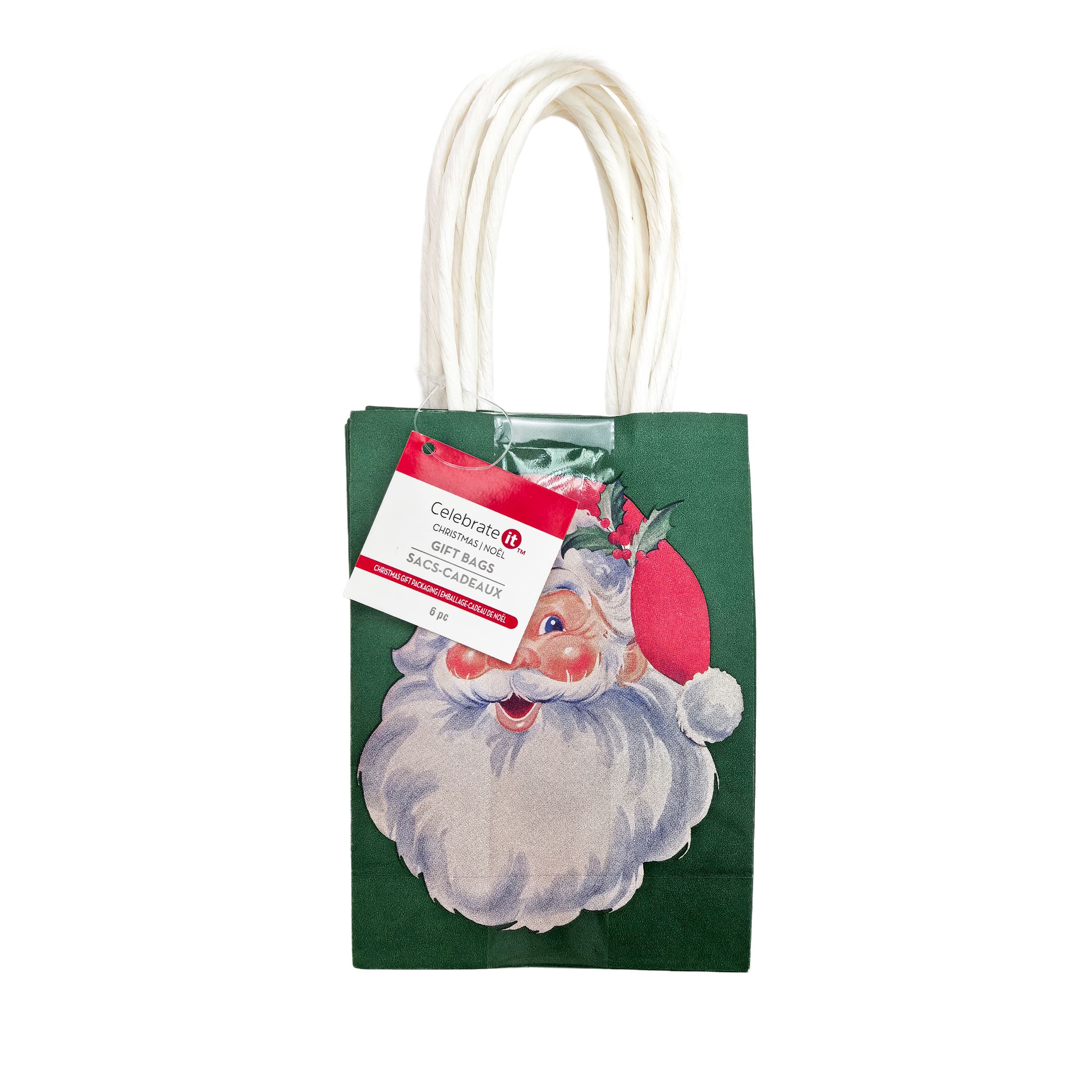 Mini Santa Gift Bags, 6ct. by Celebrate It™ | Michaels
