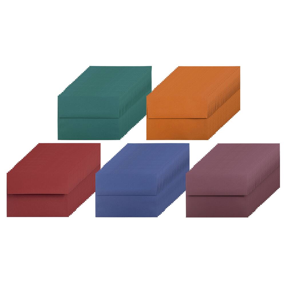 JAM Paper 4Bar A1 Colorful Premium Invitation Envelopes, 125ct.