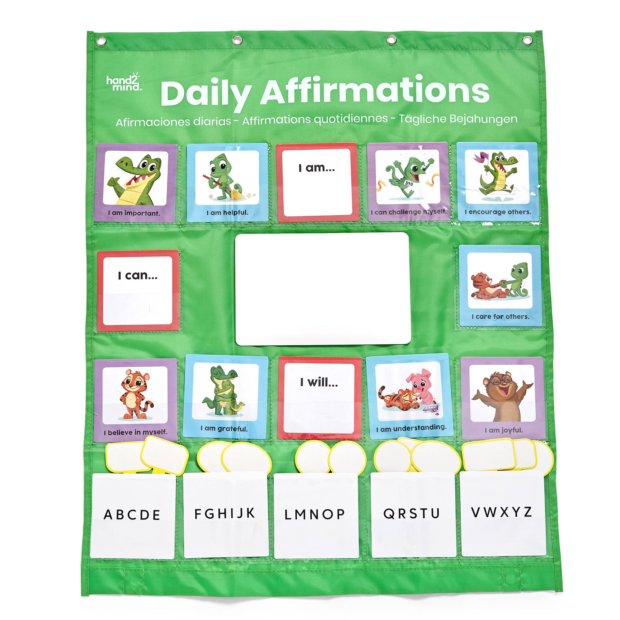 hand2mind® Daily Affirmations Pocket Chart