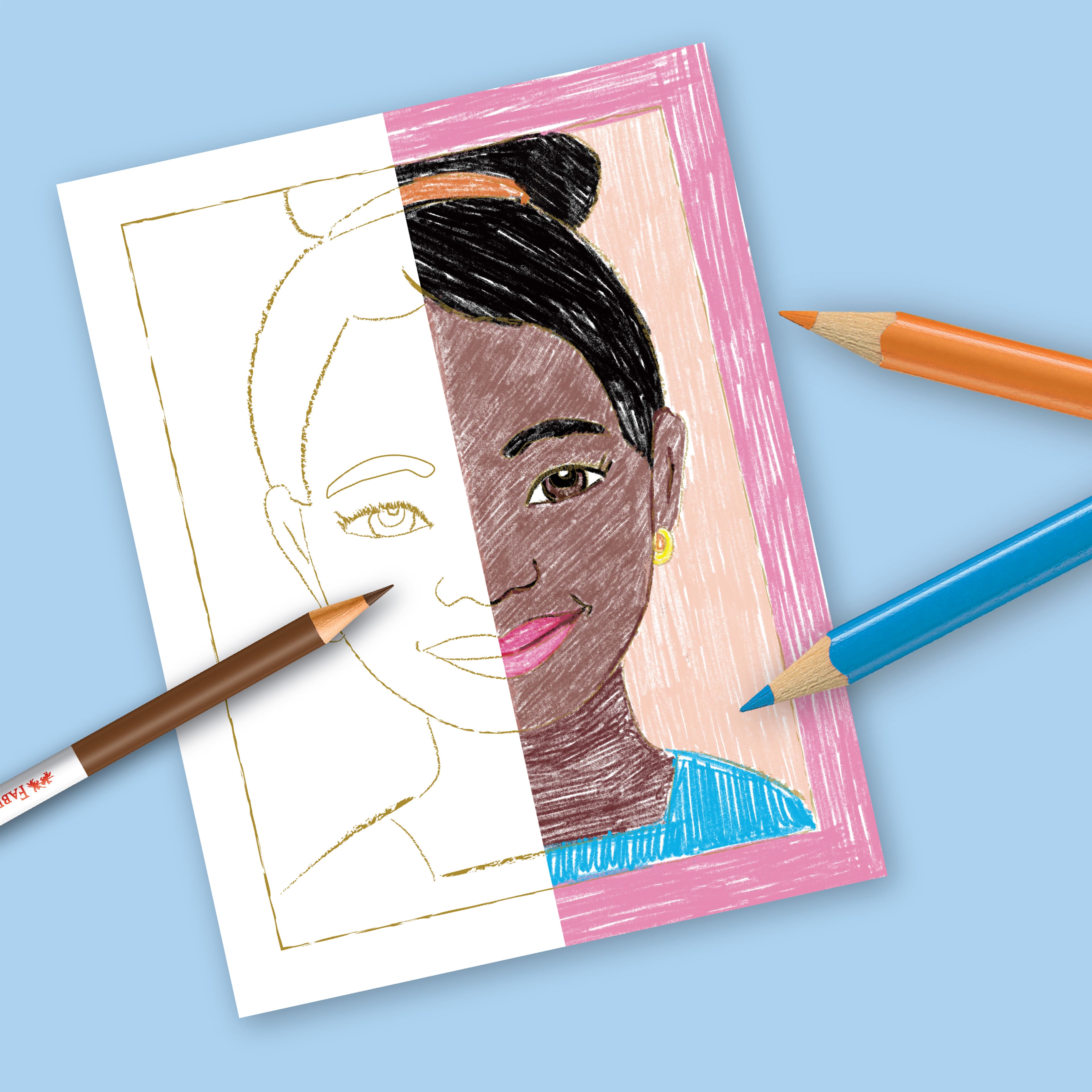 Faber-Castell® World Colors How to Draw Faces Set