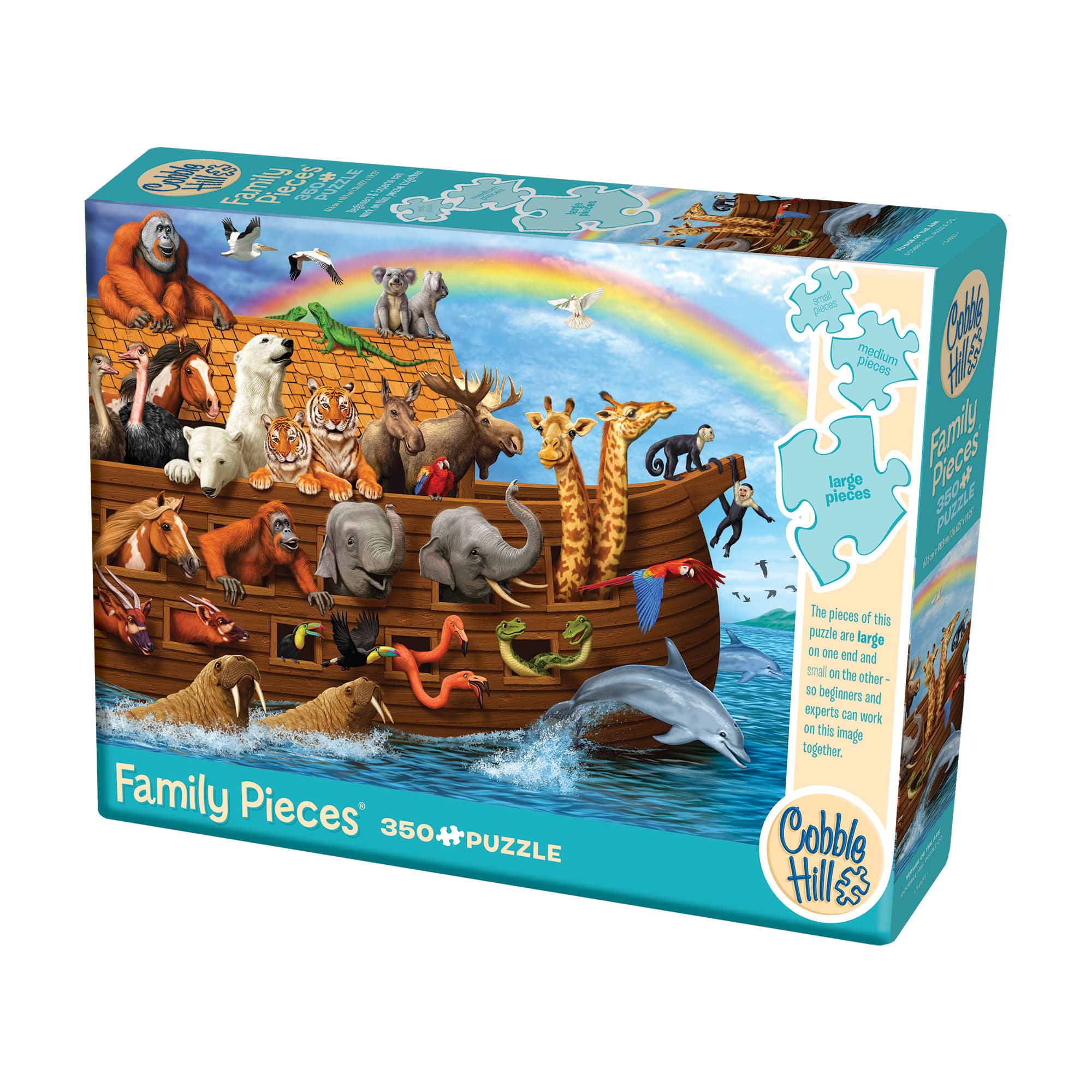 Cobble Hill Family Pieces&#x2122; Voyage of the Ark 350 Piece Jigsaw Puzzle