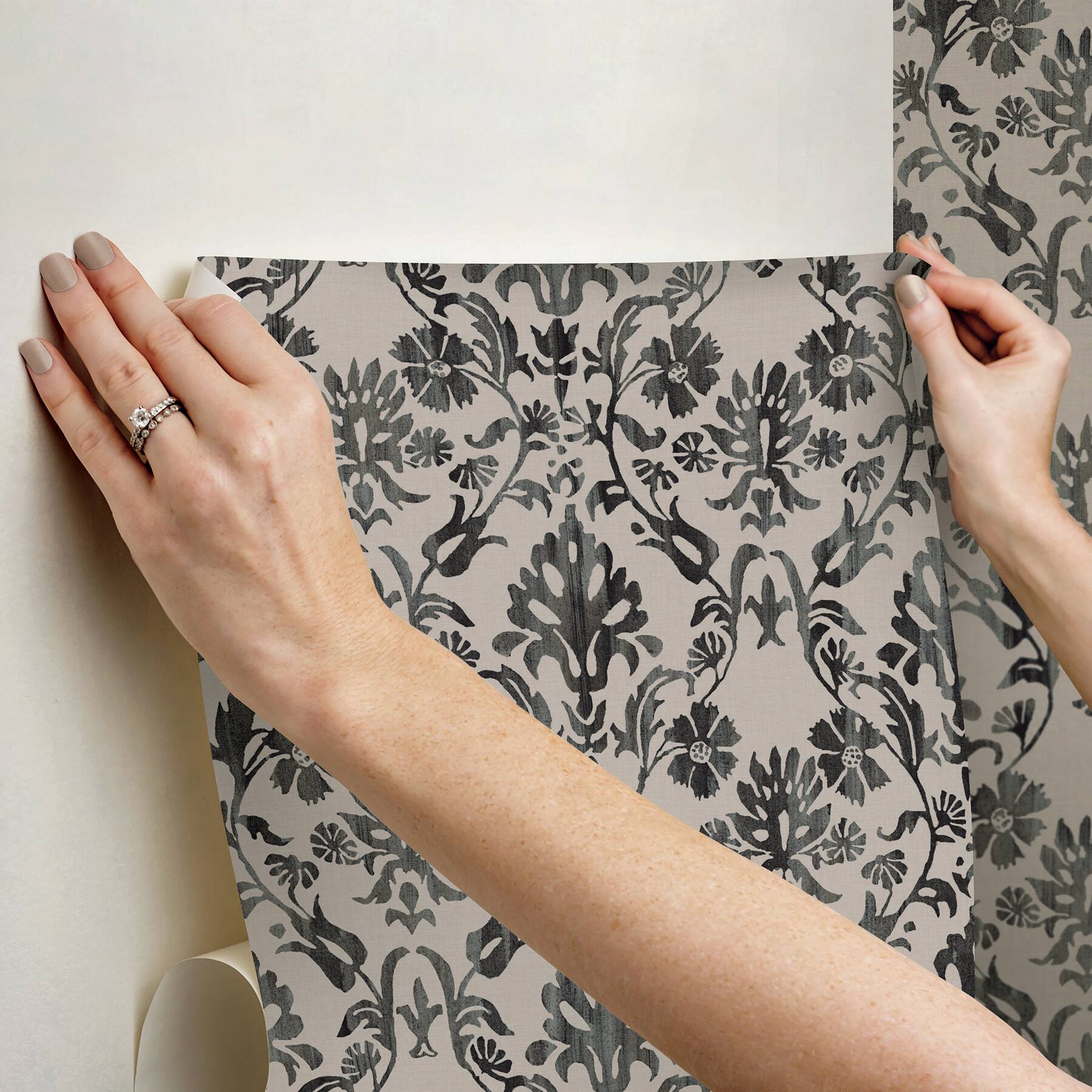 RoomMates Blooming Damask Peel & Stick Wallpaper
