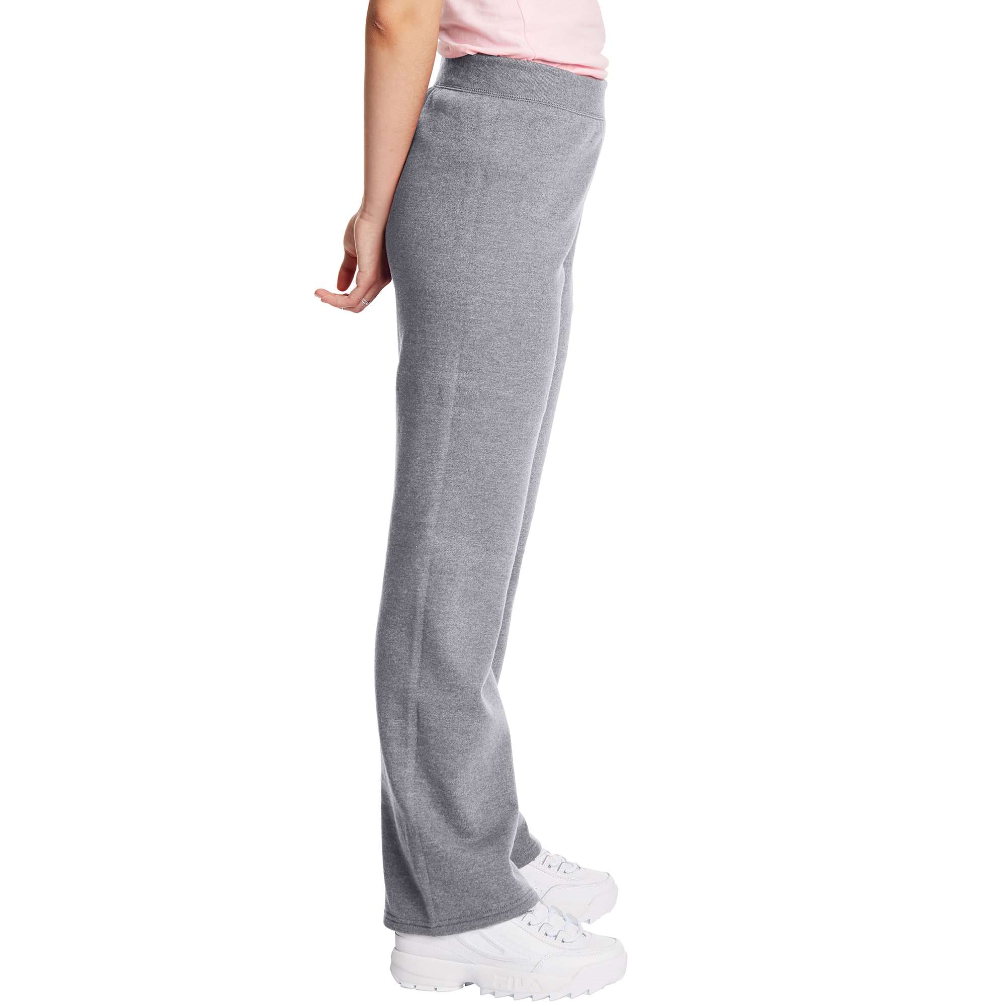 Hanes EcoSmart Open Leg Fleece Women&#x27;s Sweatpants