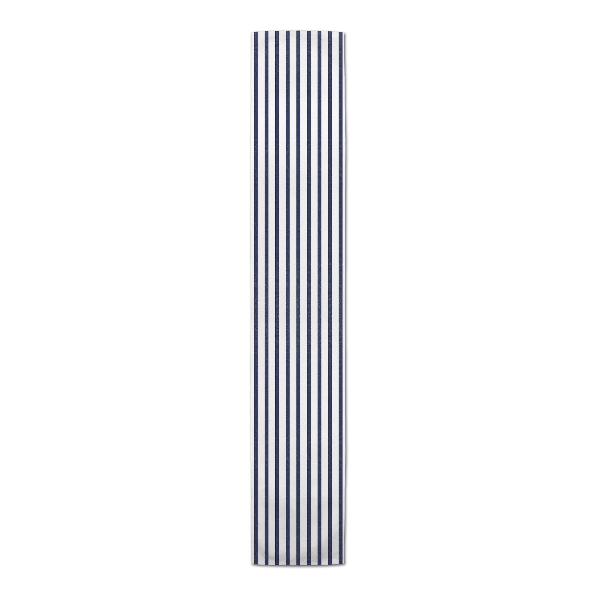 Blue &#x26; White Sea Stripes Outdoor Table Runner