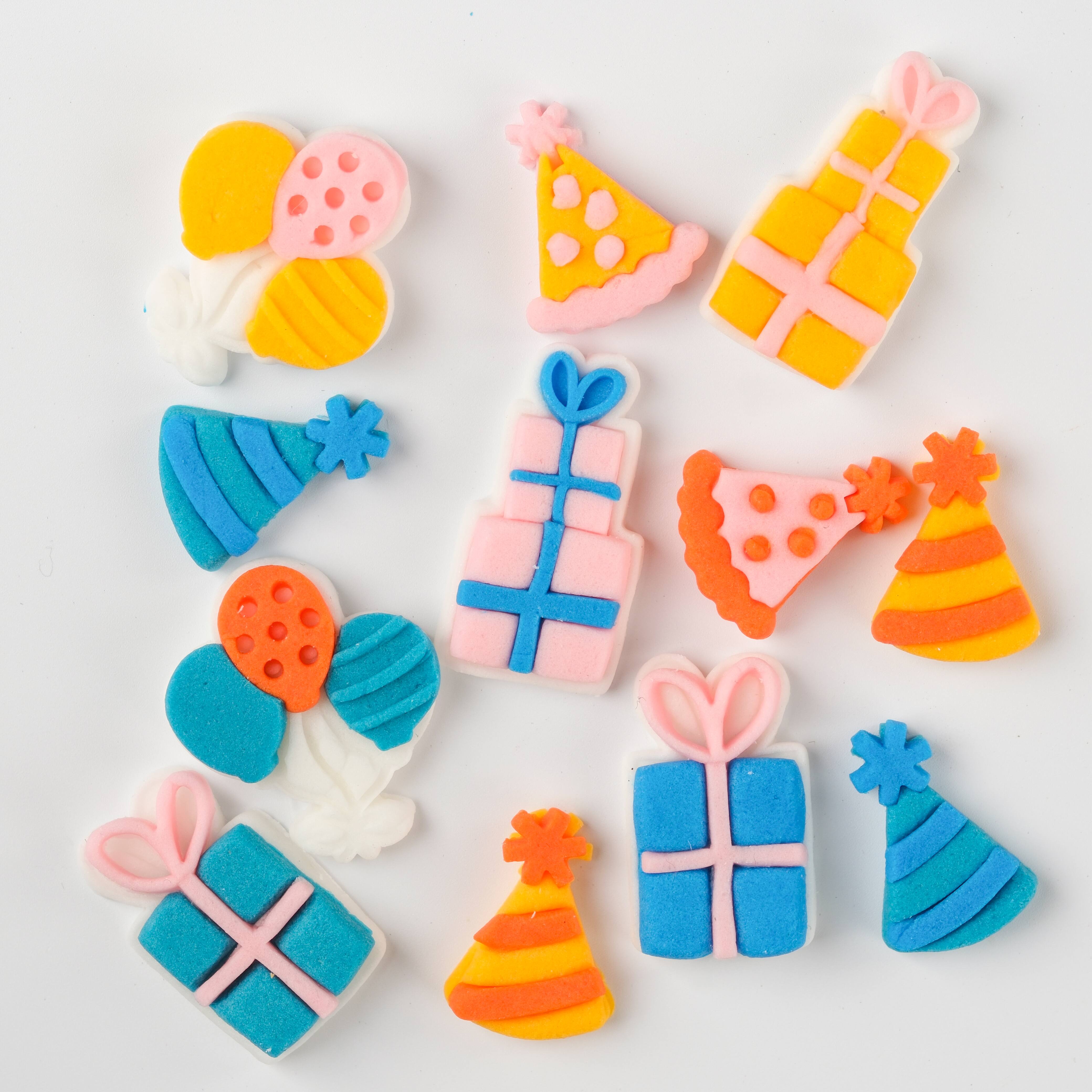 PME Cake Sweet Street&#xAE; Party Icons Icing Decorations