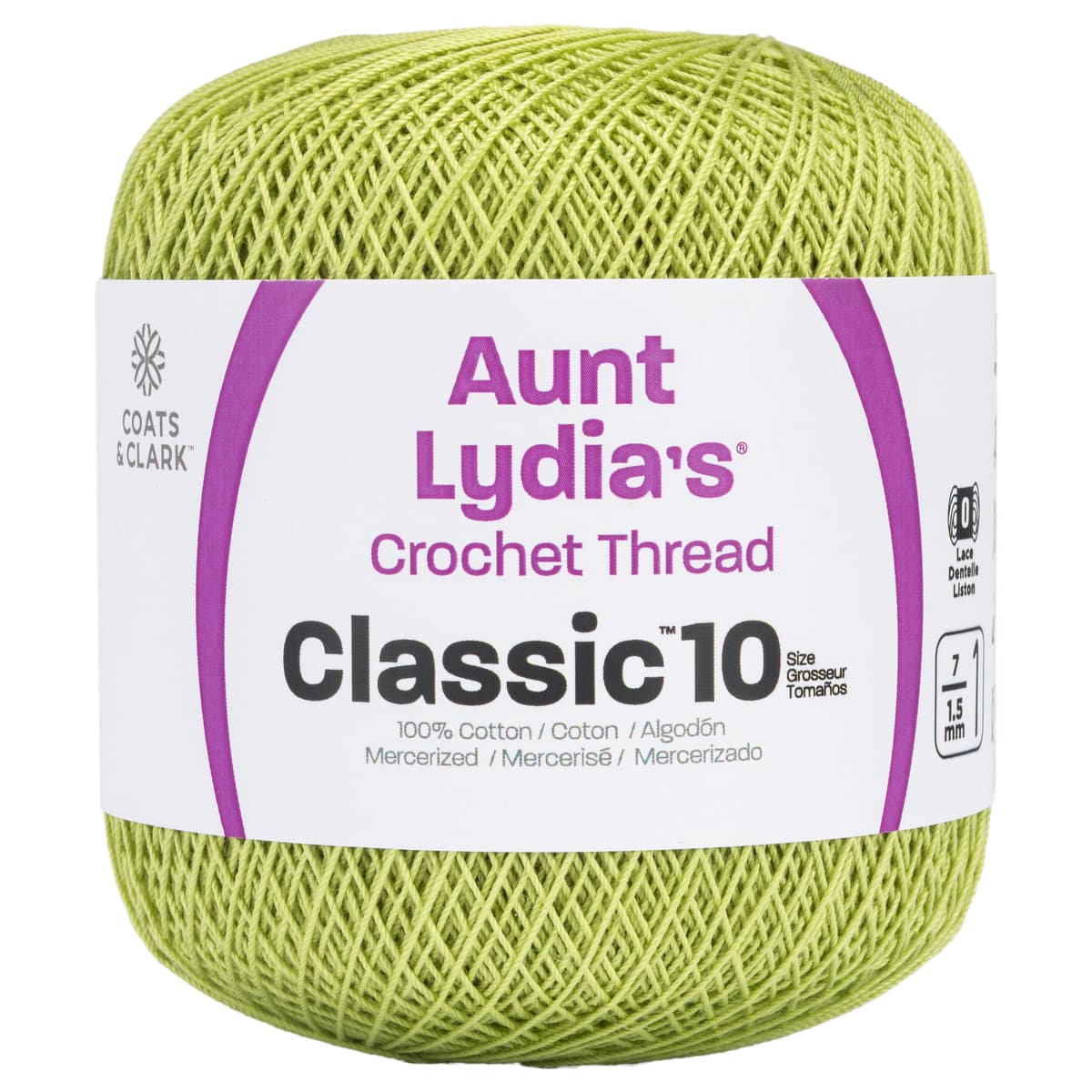 Coats And Clark Aunt Lydia's Classic Crochet Thread - Size 10