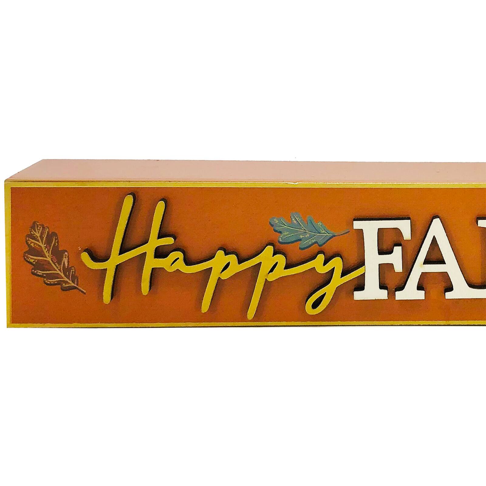 12&#x22; Happy Fall Y&#x27;all Tabletop Block by Ashland&#xAE;
