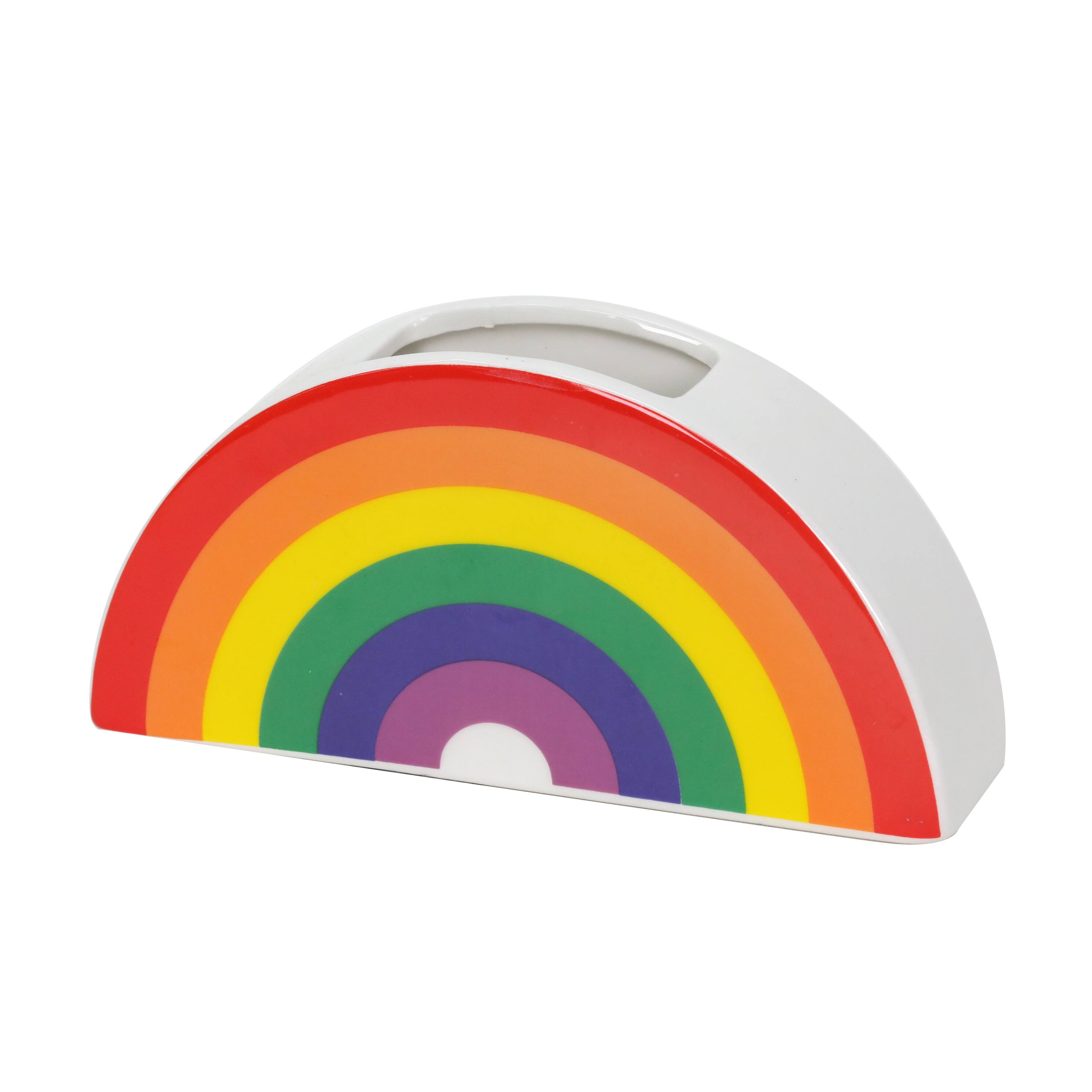 7&#x22; Pride Rainbow Ceramic Vase by Celebrate It&#x2122;