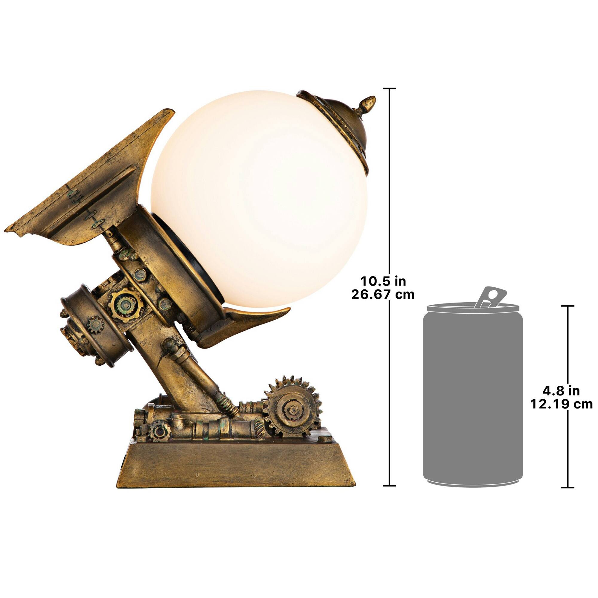 Steampunk Airship Illuminated Sculpture