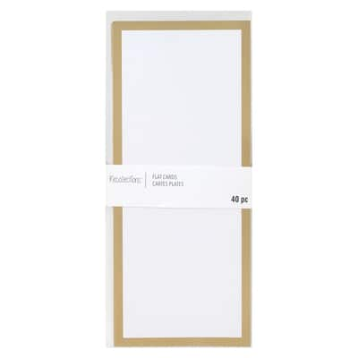 Gold Foil Letter D Personalized Blank Note Cards with Envelopes 4x6,  Initial D Monogrammed Stationery Set (Ivory, 24 Pack)